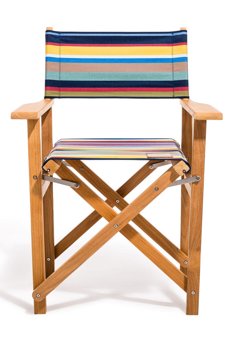 Outdoor Directors Chair with Market Stripe Fabric | STAUD x Business & Pleasure
