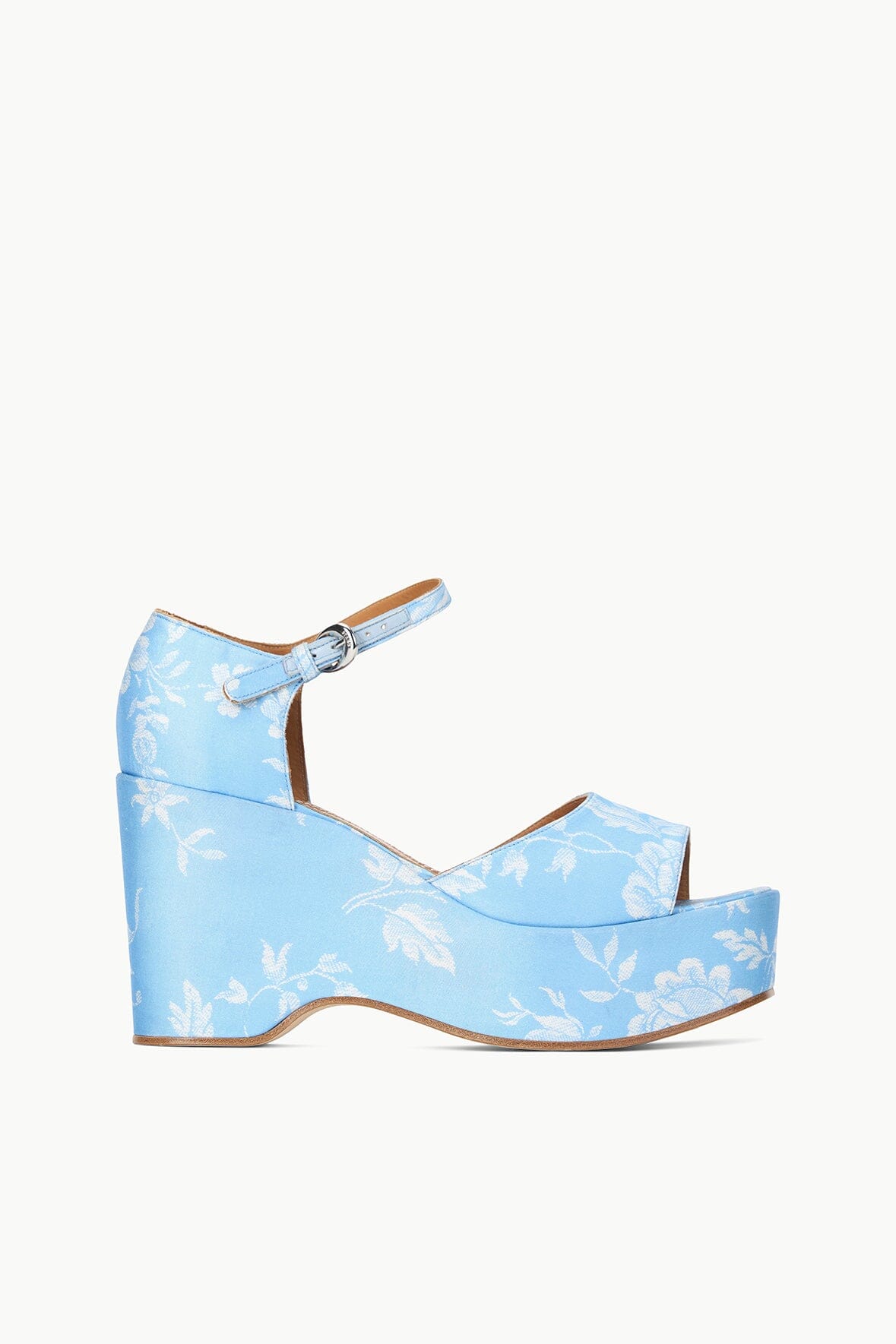 90s-Inspired Platform Sandals with Ankle Strap | Stella Blue Rose