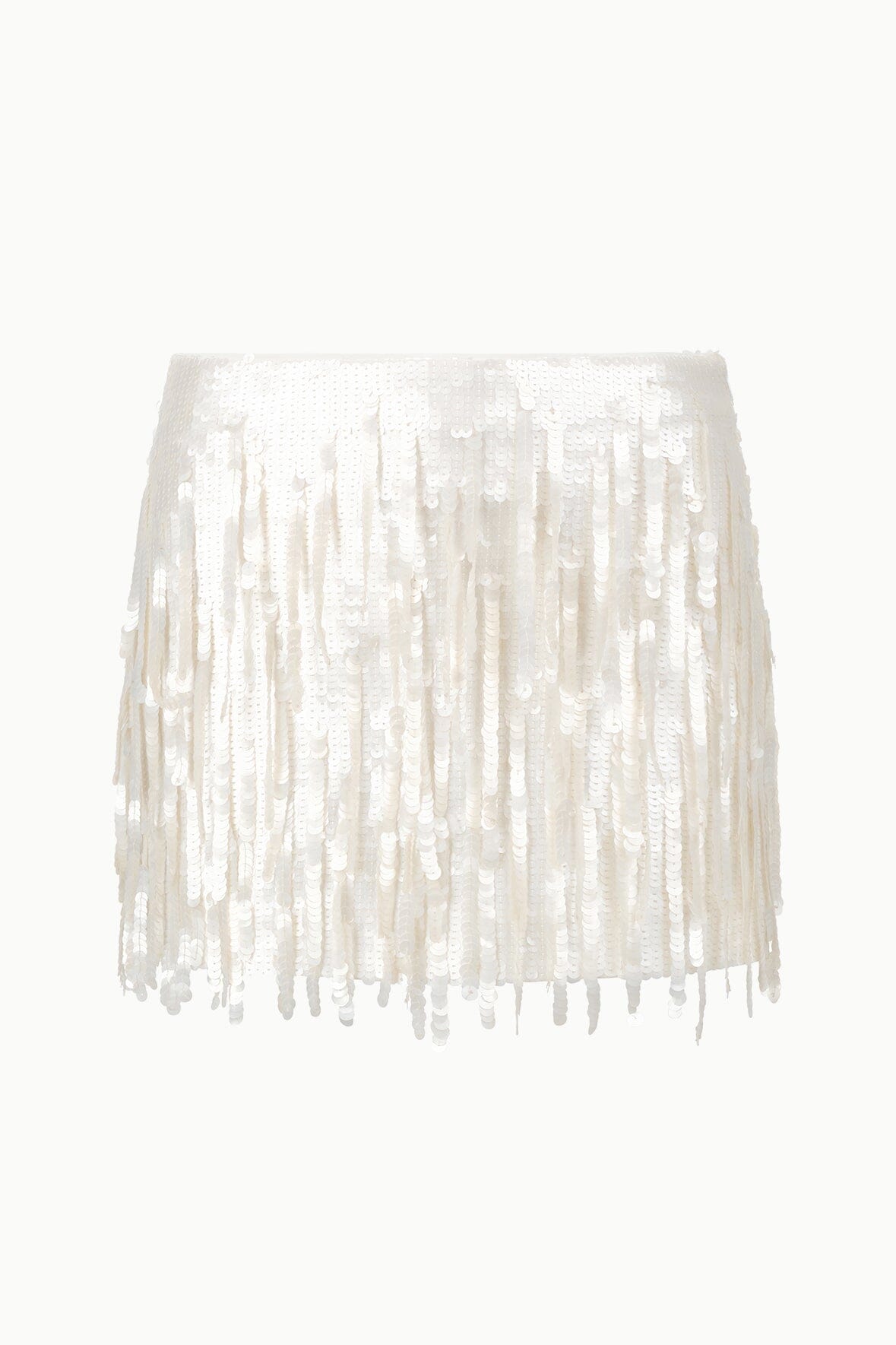 Sequined Mini Skirt with Hidden Zipper | Supernova Pearl