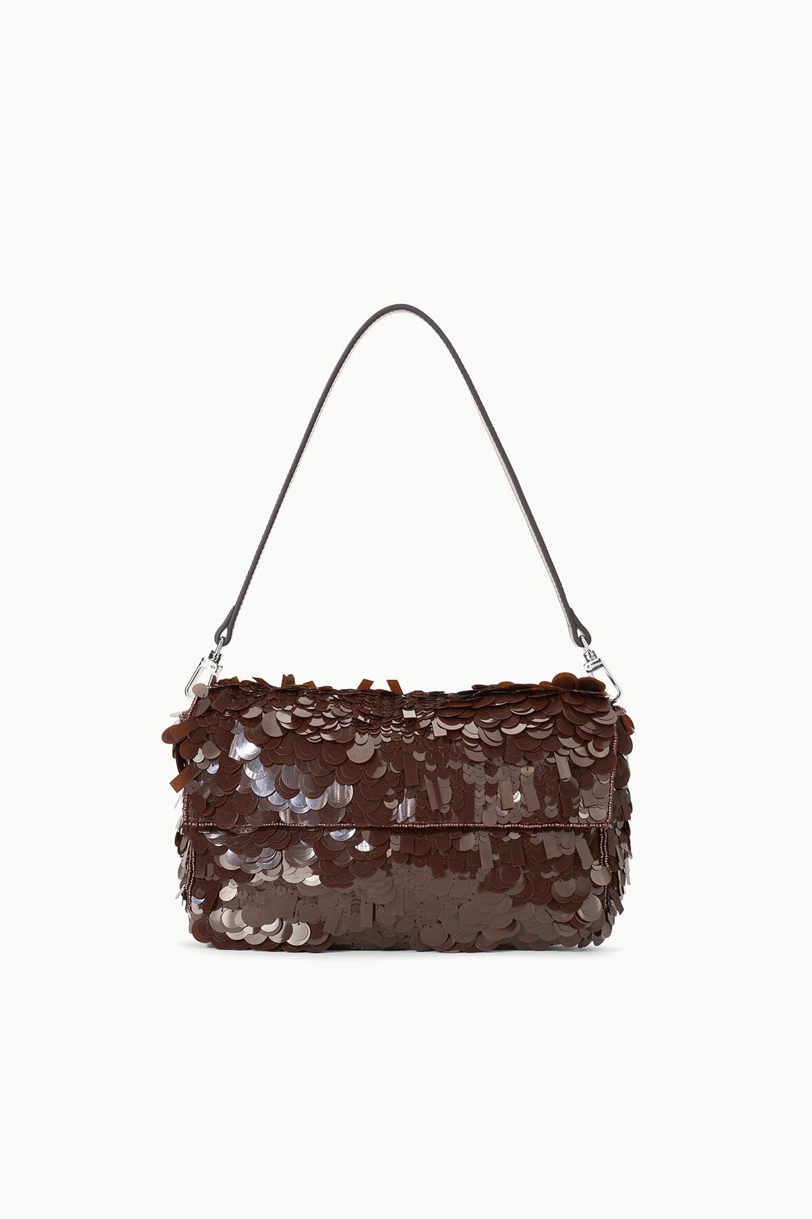 Timmy Shoulder Bag with Magnetic Closure & Removable Strap | Cacao
