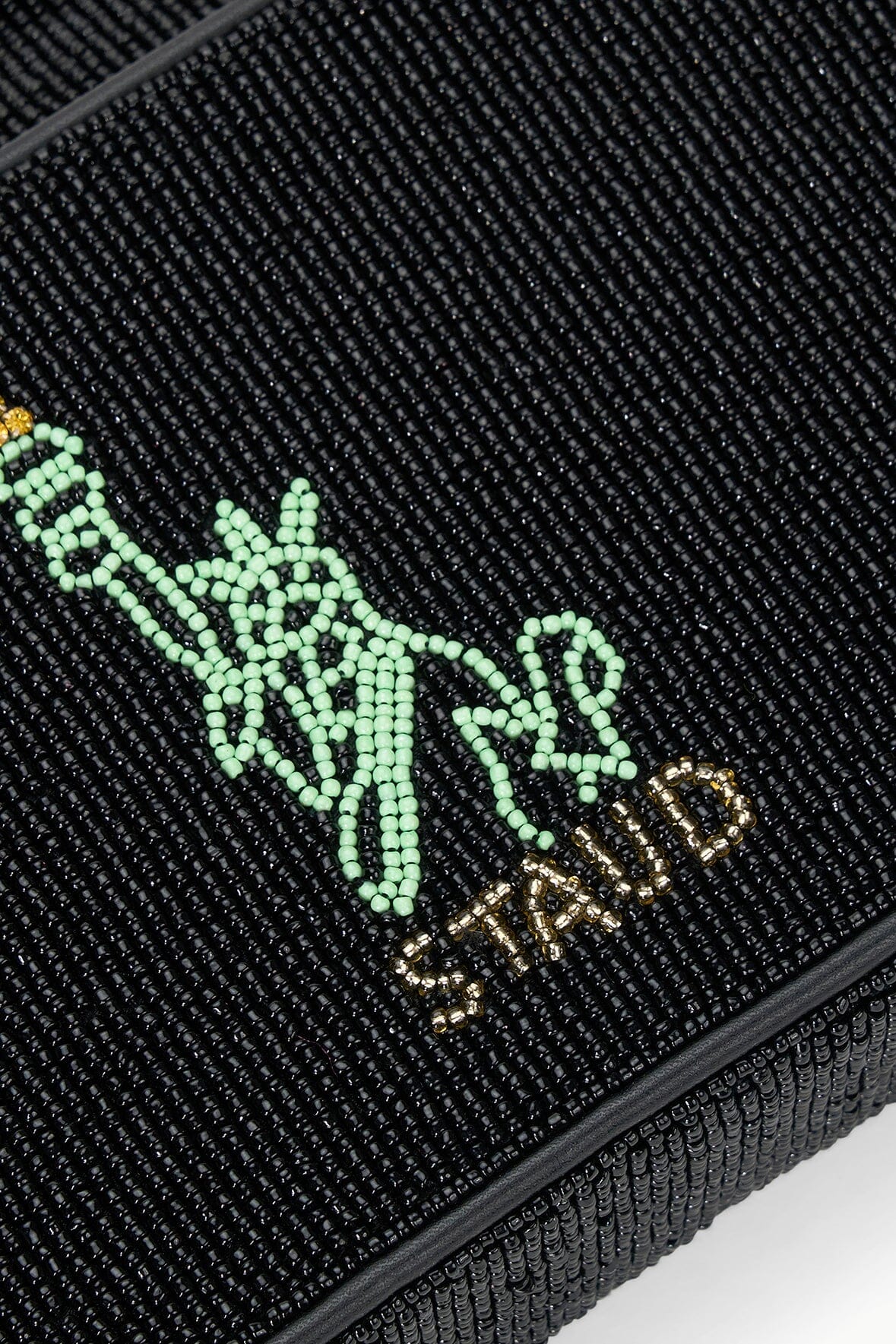 Hand-Beaded NYC Skyline Bag | Tommy Beaded Clutch