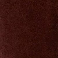 Mahogany Suede Ankle Boot with Side Zip & Blade Heel | Wally