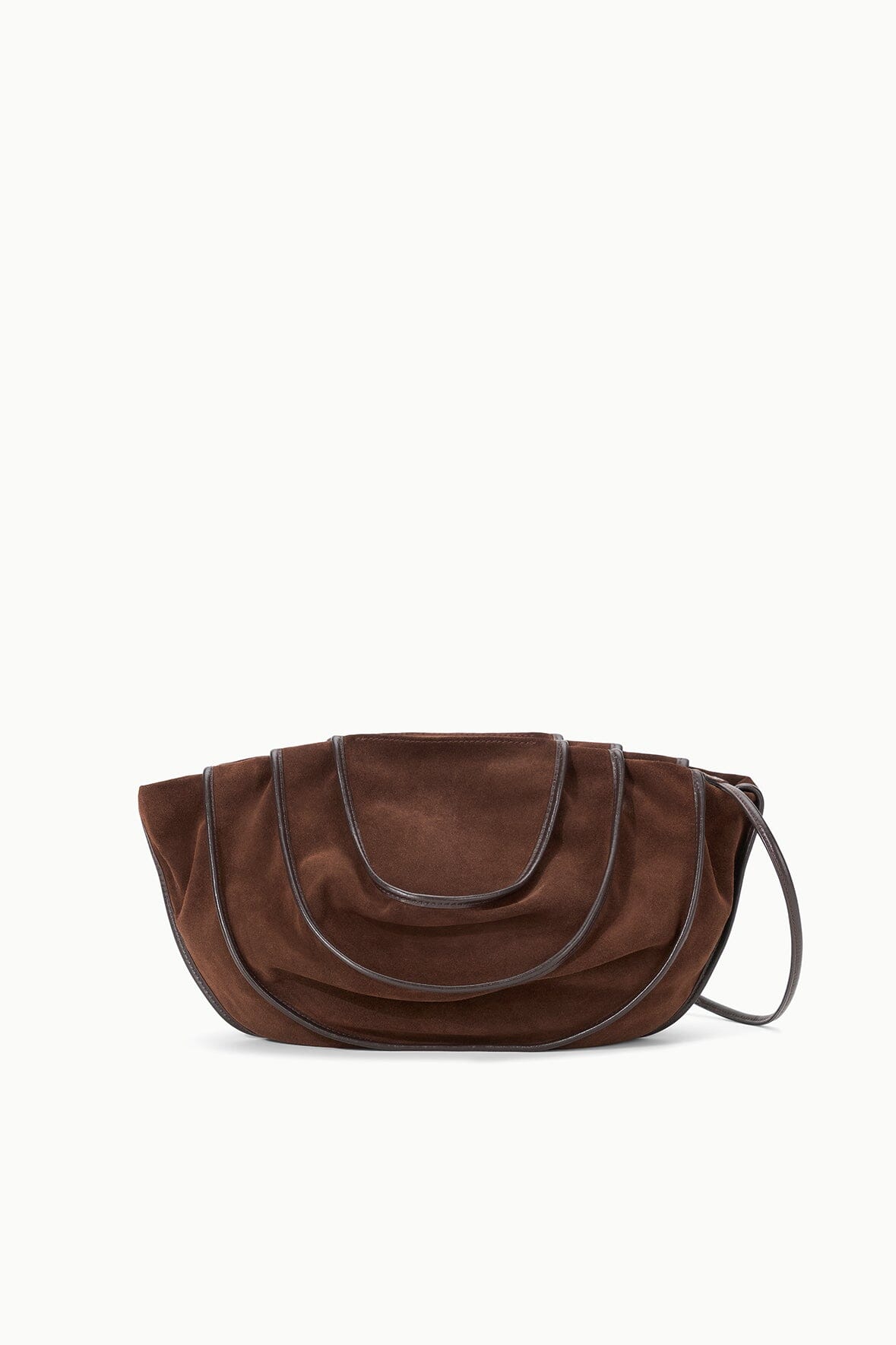 Convertible Shoulder Bag & Clutch with Removable Strap | Wells Bag Mahogany
