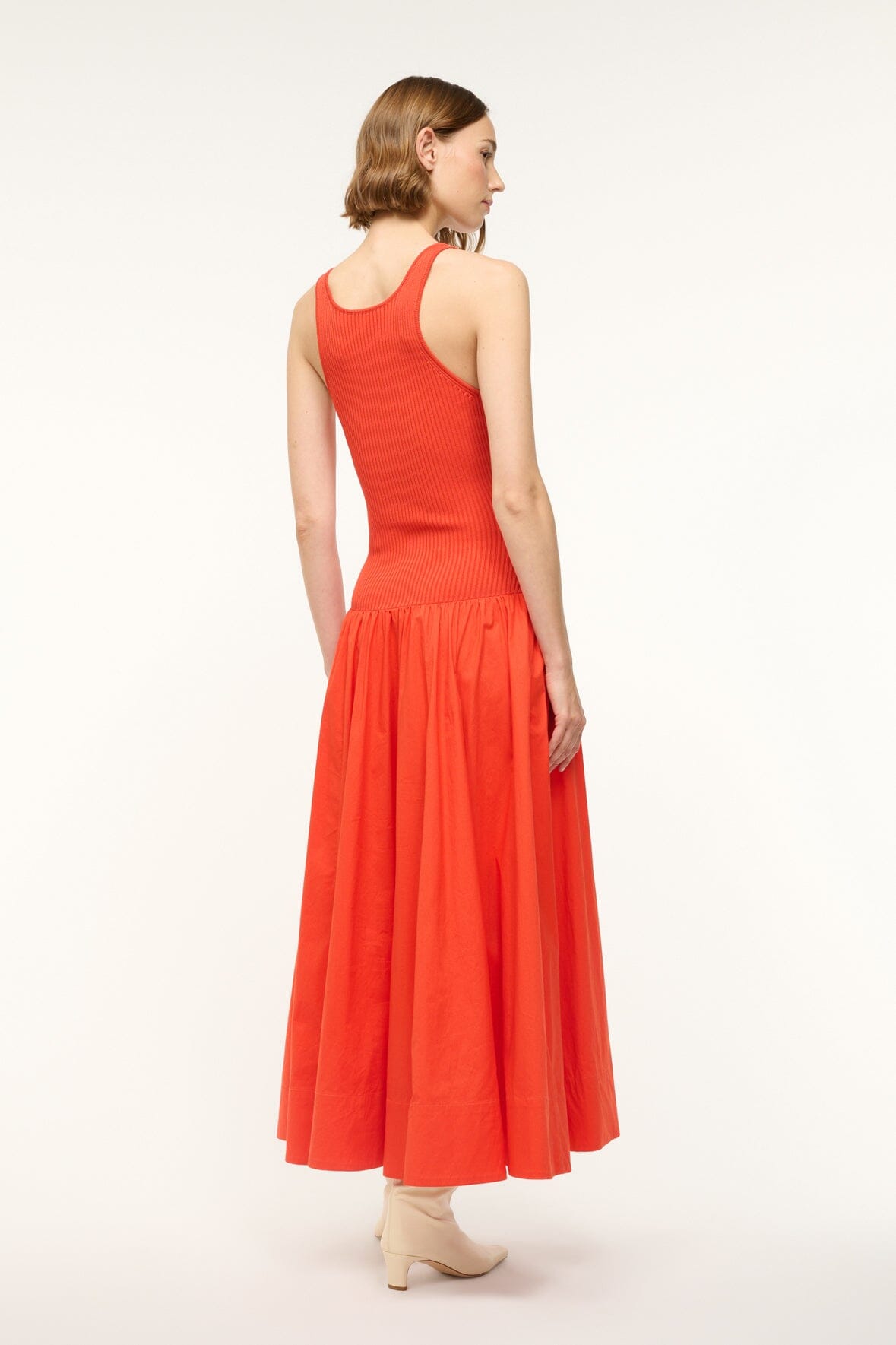Racerback Tank Dress with A-Line Skirt | Yamila Dress