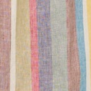 Linen Pants for Women | Wide Leg & Elastic Waist | Bonfire Market Stripe