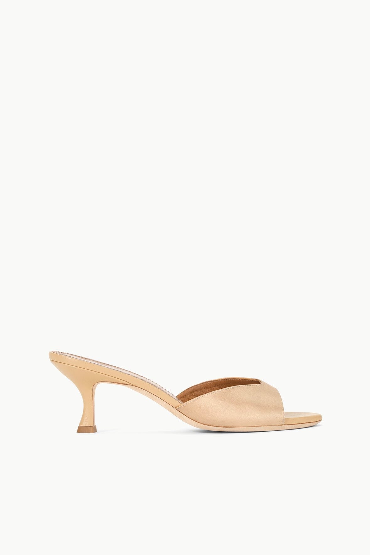 Kitten Heel Satin Mule for Women | Brigitte