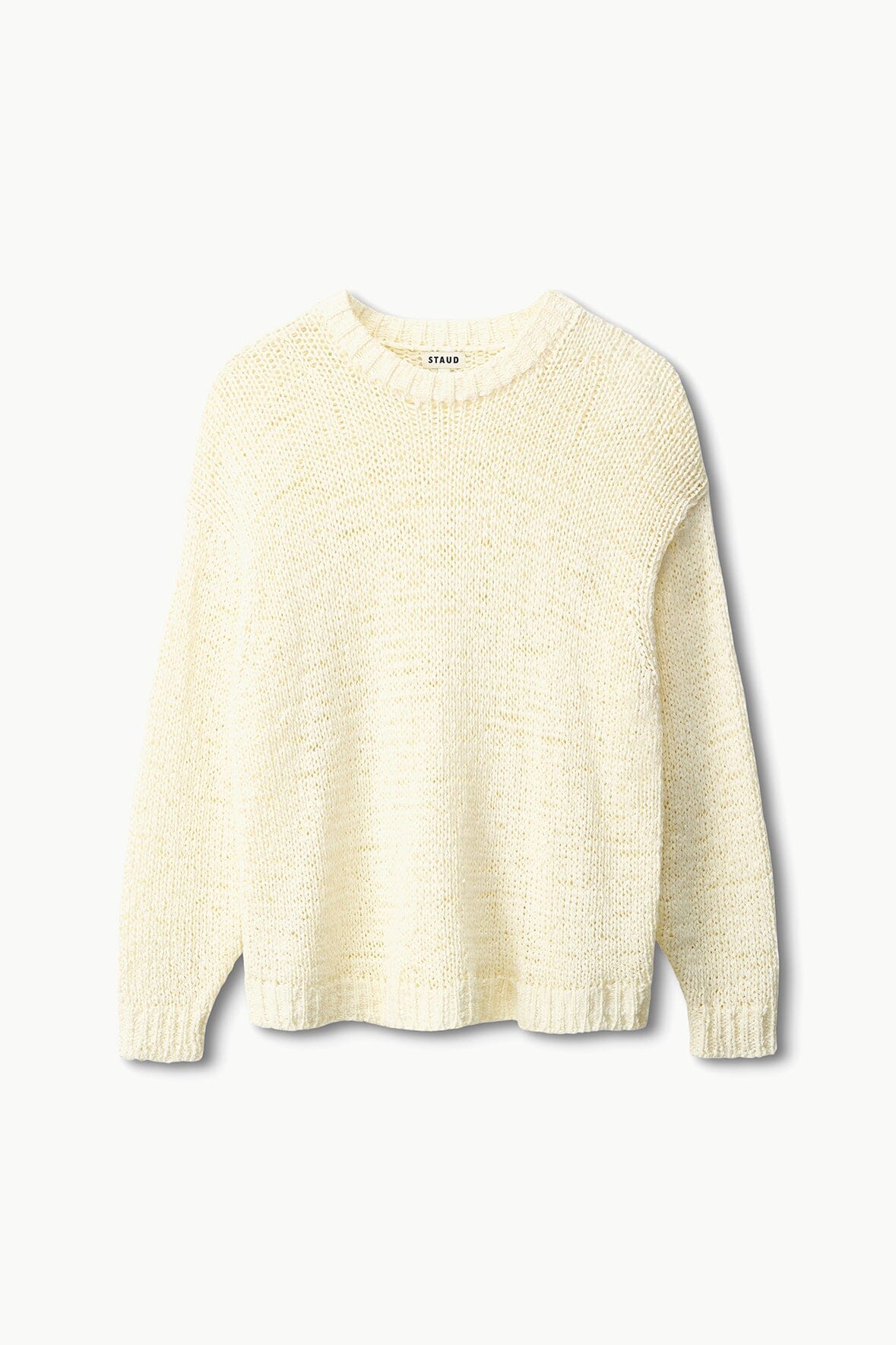 Relaxed Fit Organic Cotton Sweater | Cala Ivory