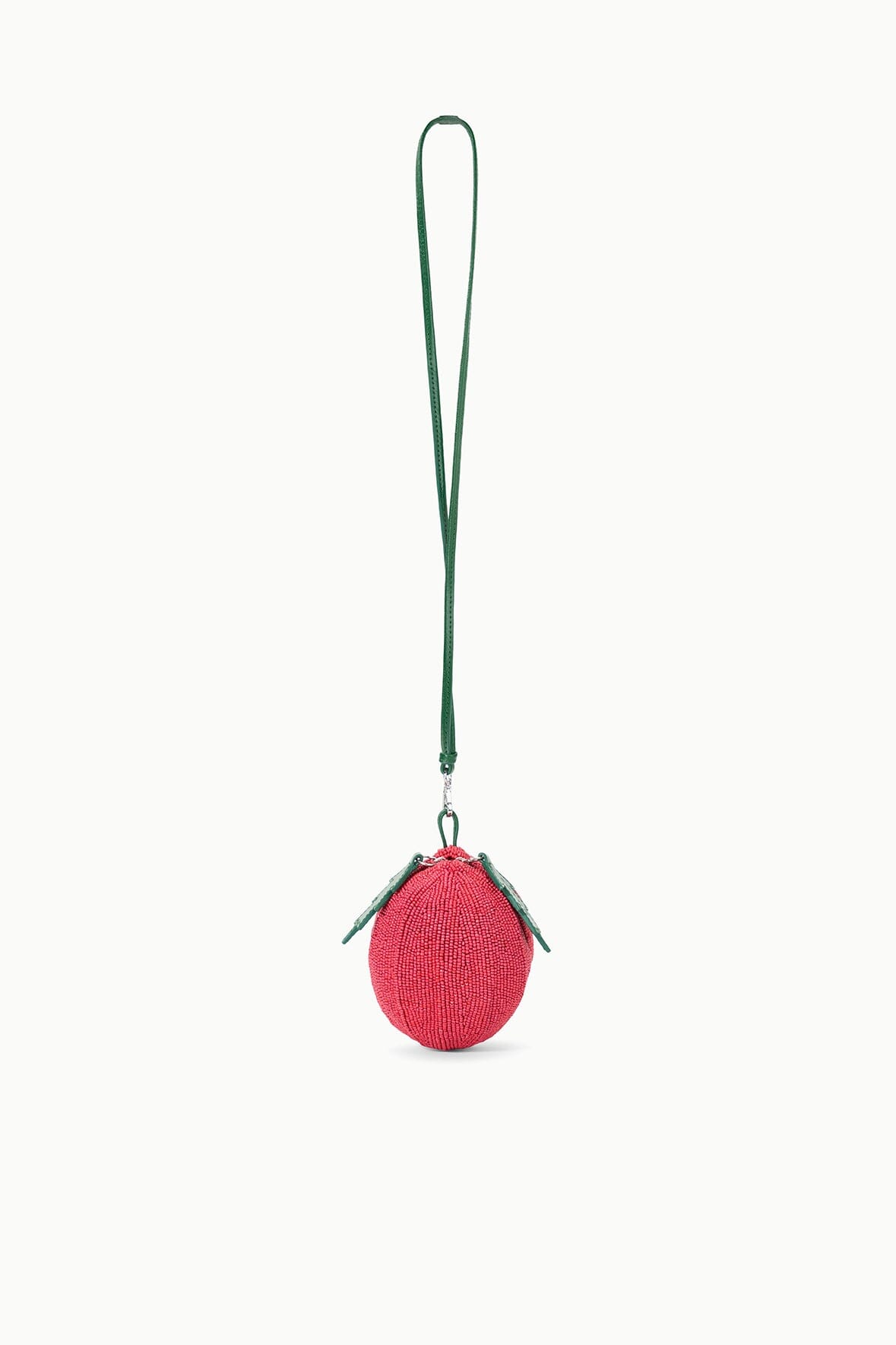 Beaded Tomato Mini Bag with Detachable Strap | Campari