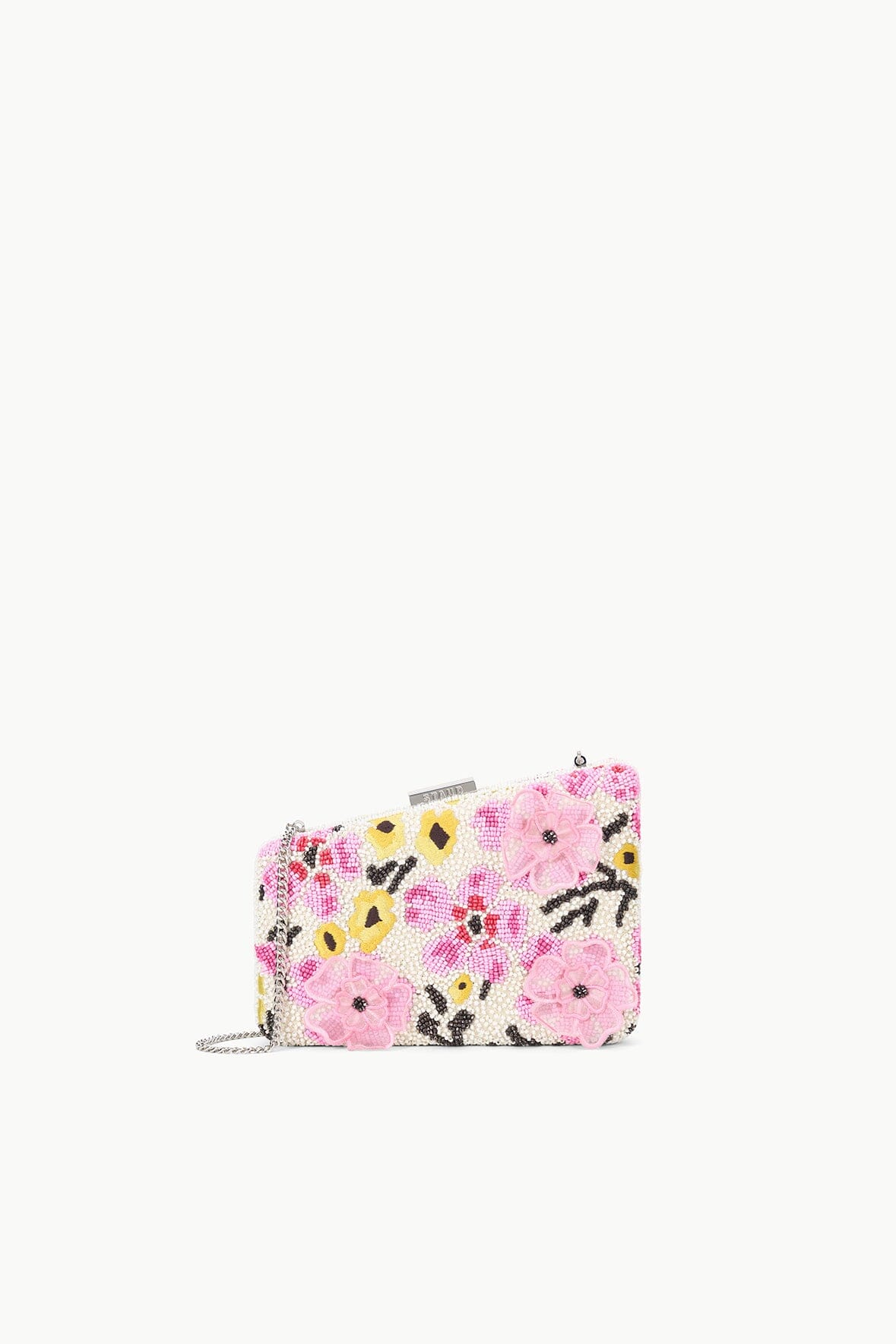 Beaded Evening Clutch with Removable Strap | Carmella Blossom Floral