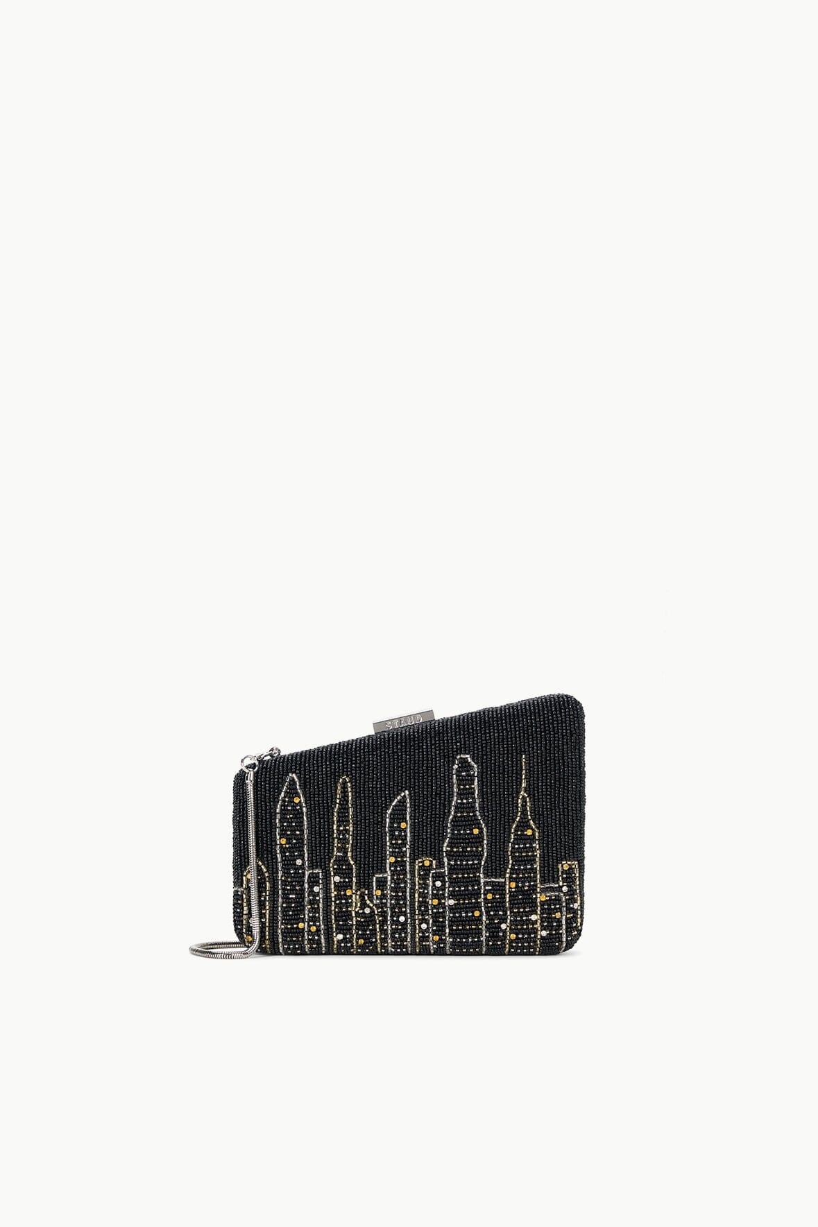 Beaded Evening Clutch with NYC Skyline Design | Carmella