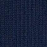 Cashmere Cropped Sweater with Half-Zip | Hampton Navy
