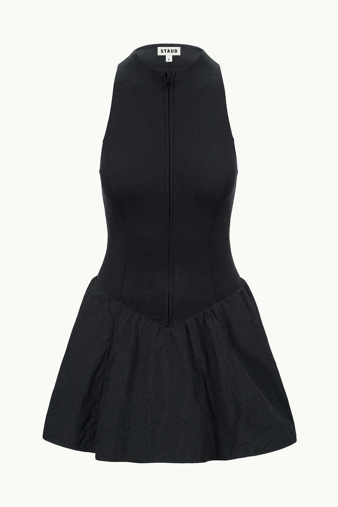 Stretchy Shapewear Mini Dress with Pockets | Crevasse Black