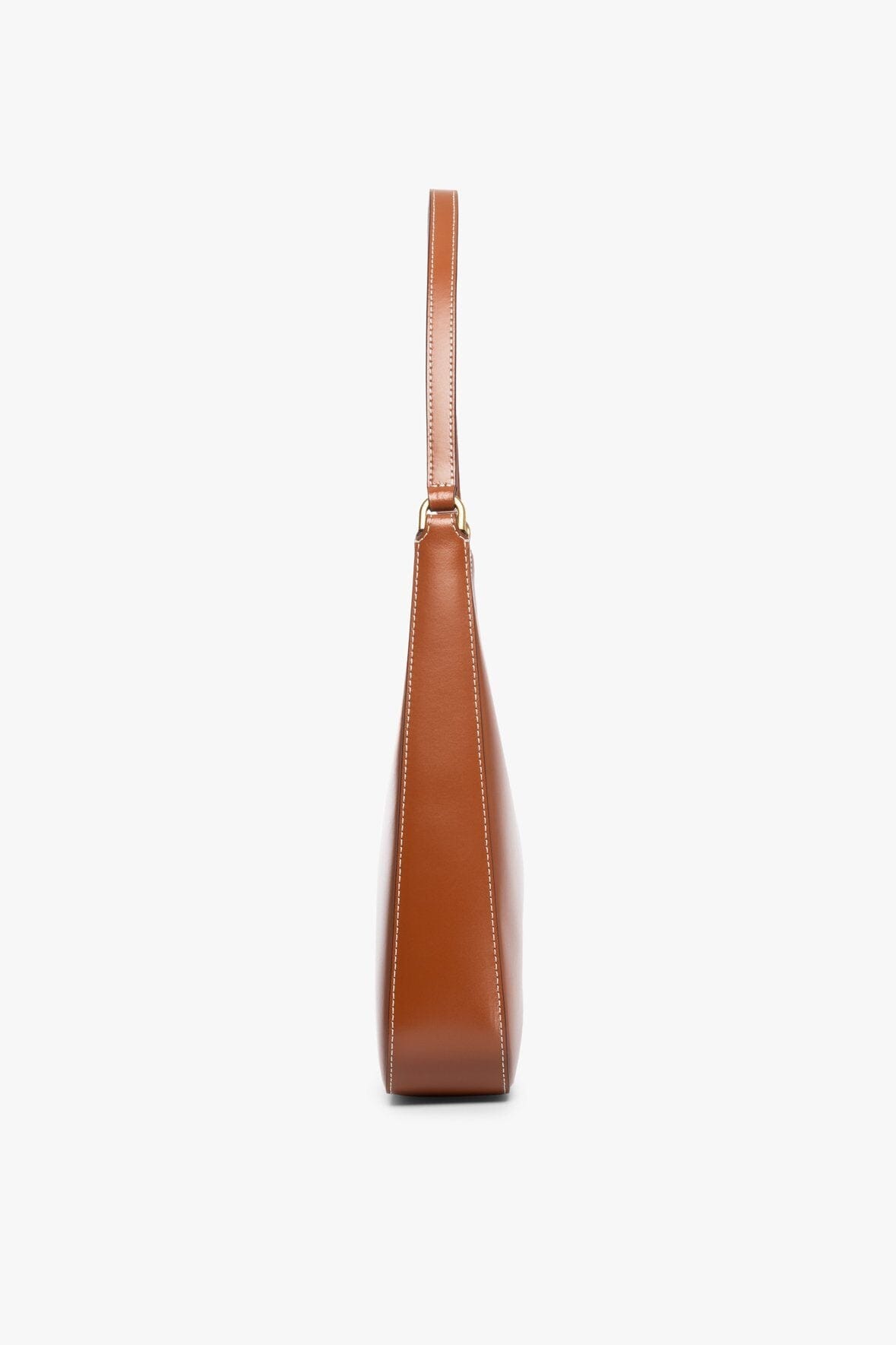 Custom Tan Alec Bag with Zipper Closure & Suede Lining | STAUD