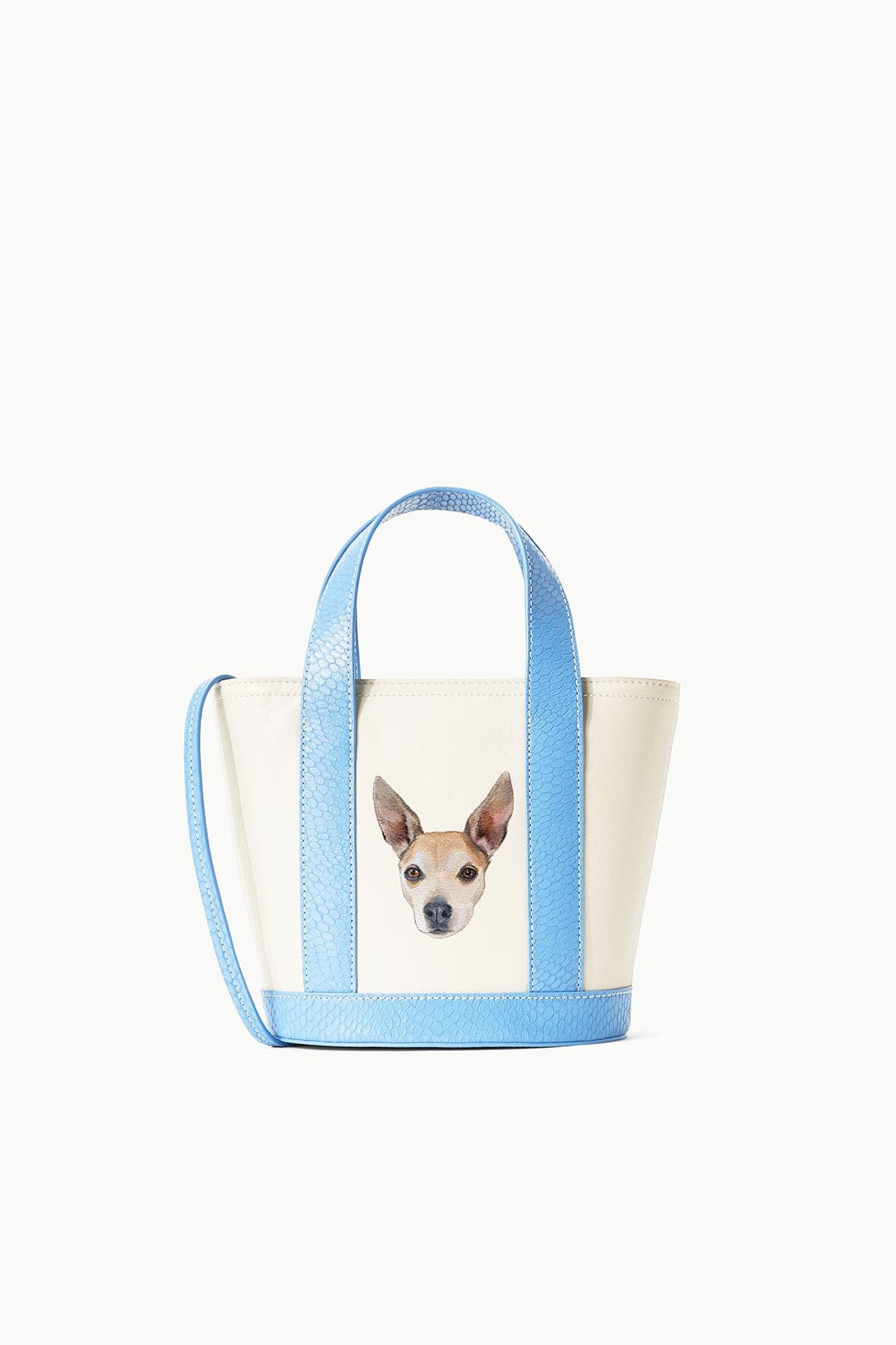 Custom Mini Tote Bag with Detachable Strap & Pet Portrait | STAUD
