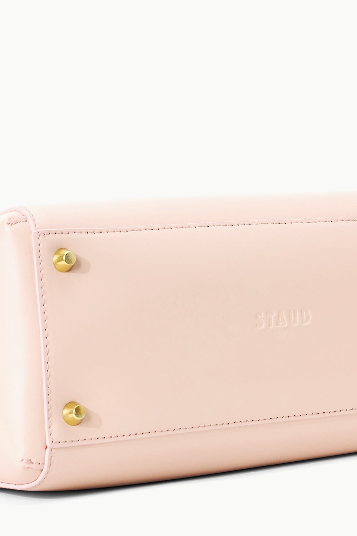 Custom Shirley Leather Bag with Zipper & Suede Lining | Blush