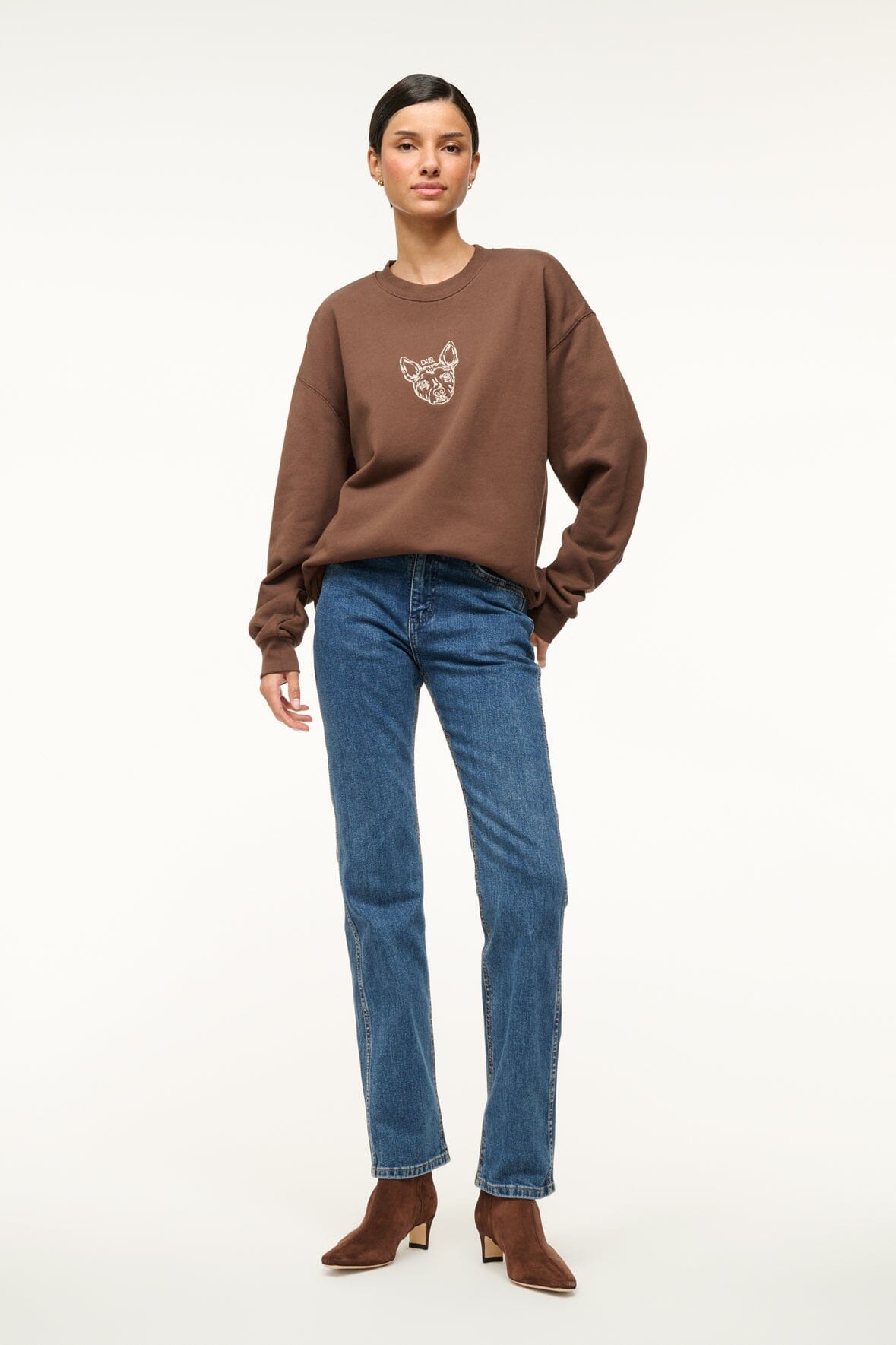 Oversized Fleece-Lined Sweatshirt for Men & Women | STAUD x C.BONZ