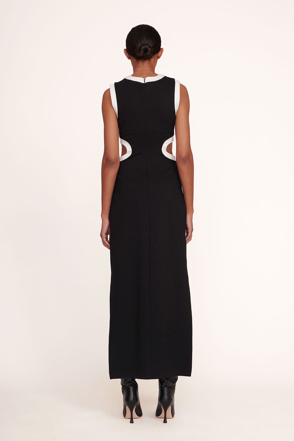 Sleeveless Ponte Dress with Cutouts & Side Slits | Dolce Dress