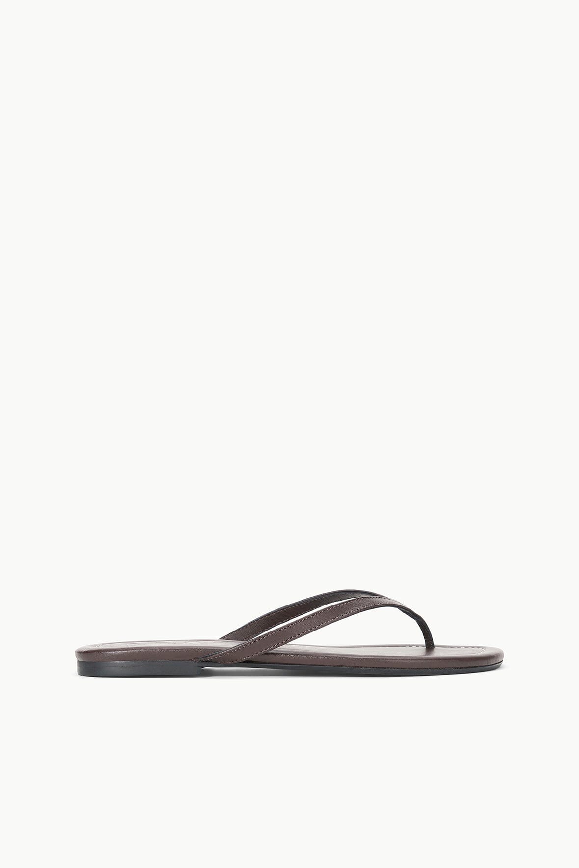 Leather Thong Sandals in Espresso | FREJA