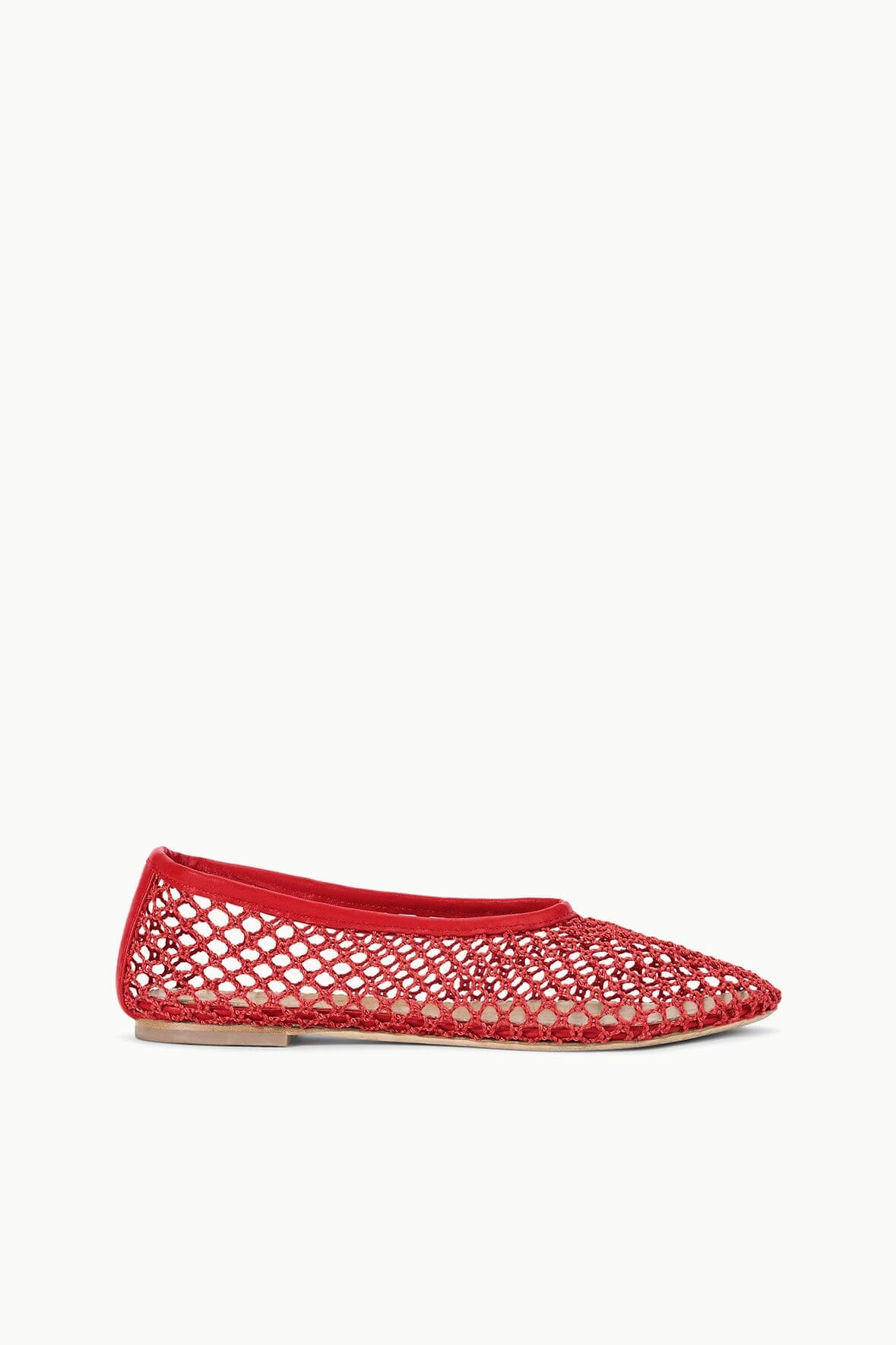 Breathable Netting Ballet Flats | Alba Round Toe Slip-On