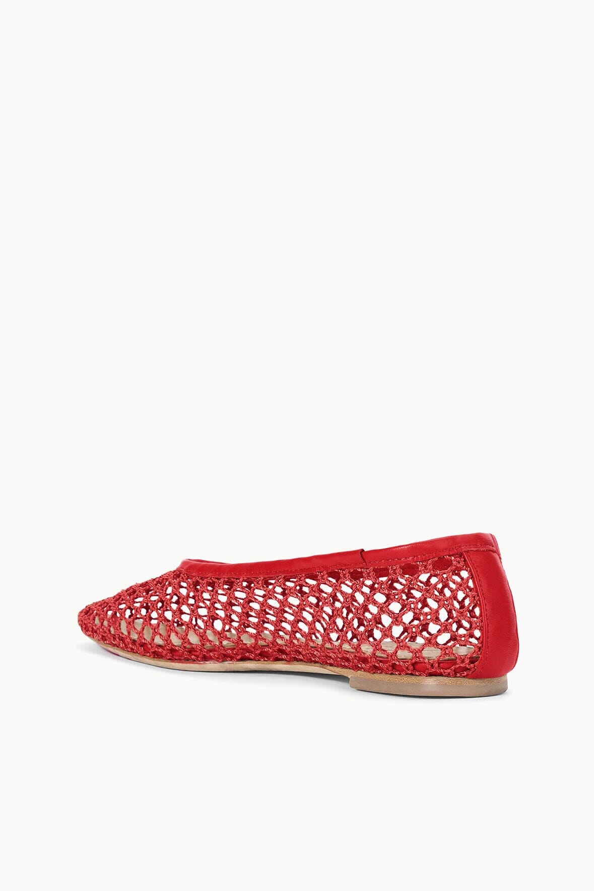 Breathable Netting Ballet Flats | Alba Round Toe Slip-On