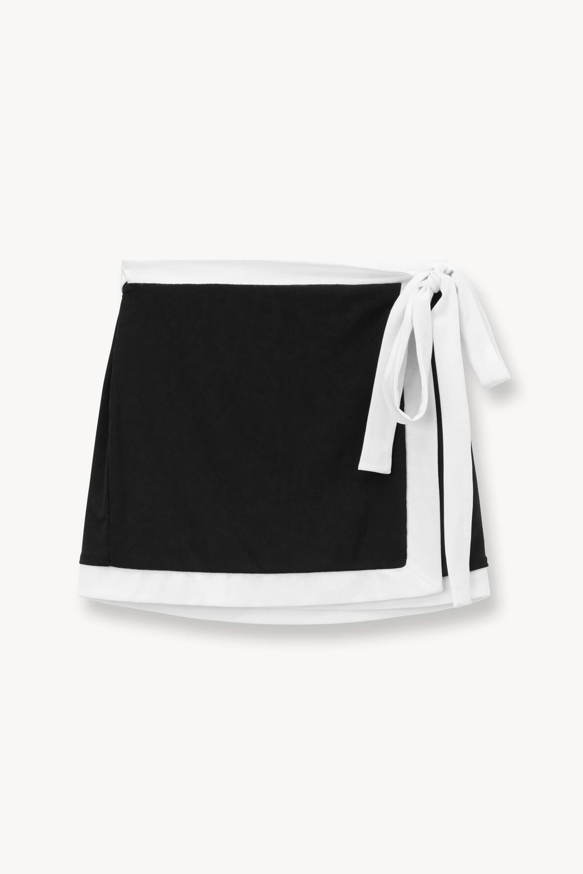 Mesh Wrap Skirt for Beach Coverup | Gretchen Black & White