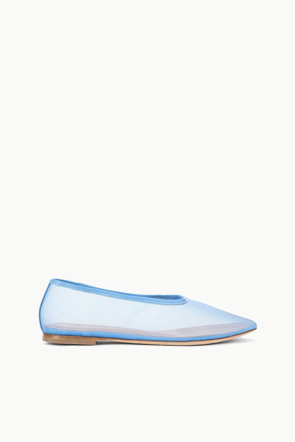 Blue Mesh Ballet Flats for Women | Alba by Staud