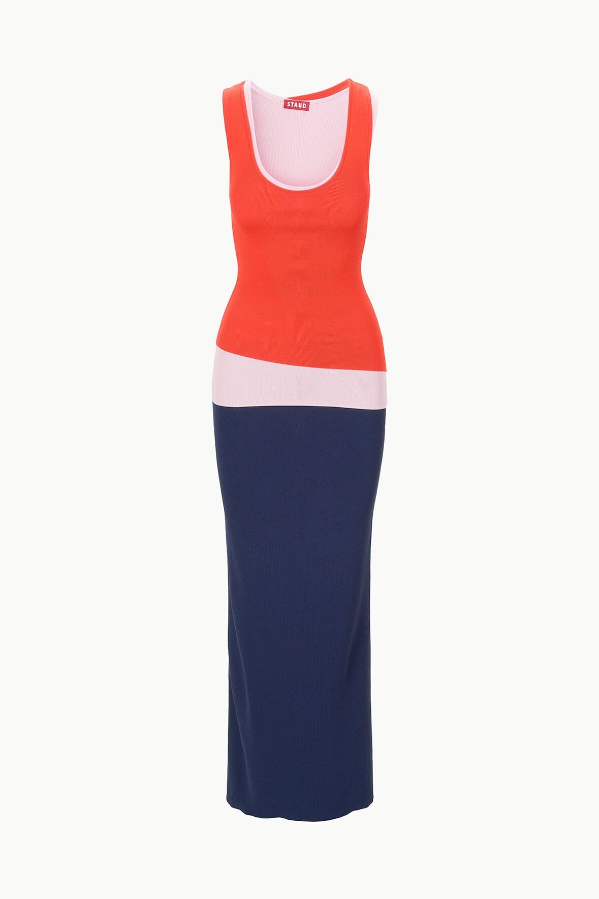 Sleeveless Scoop Neck Knit Dress | Hermosa Asymmetrical Layered Tank