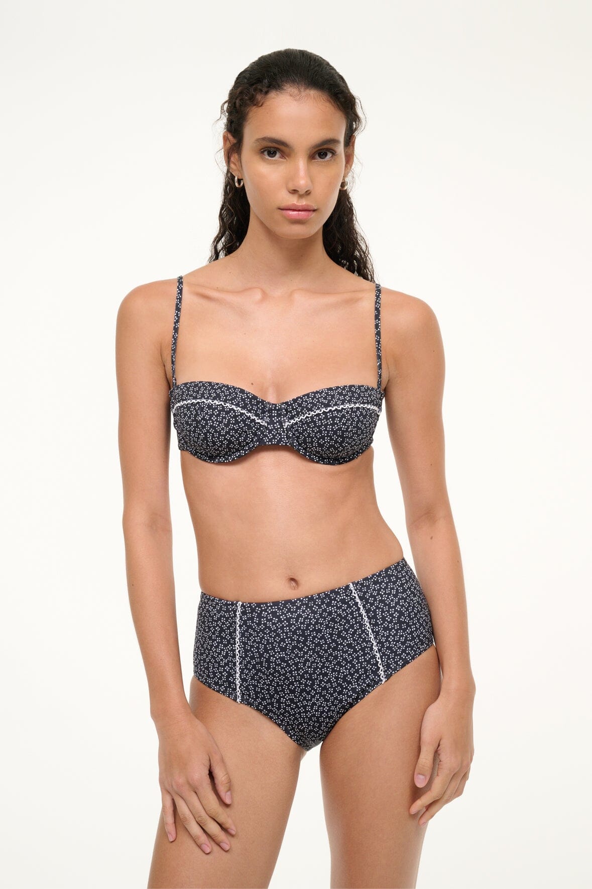 Balconette Bikini Top with Underwire & Removable Straps | Jo