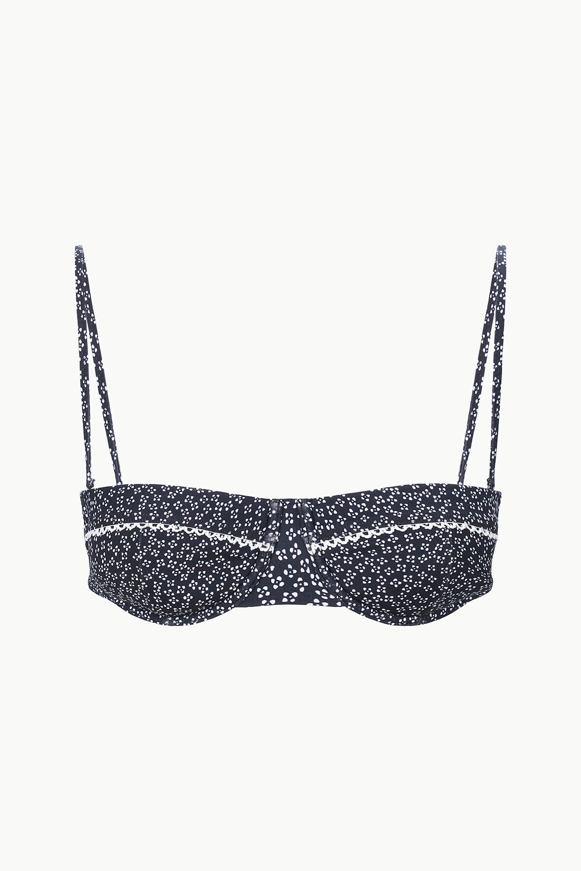 Balconette Bikini Top with Underwire & Removable Straps | Jo