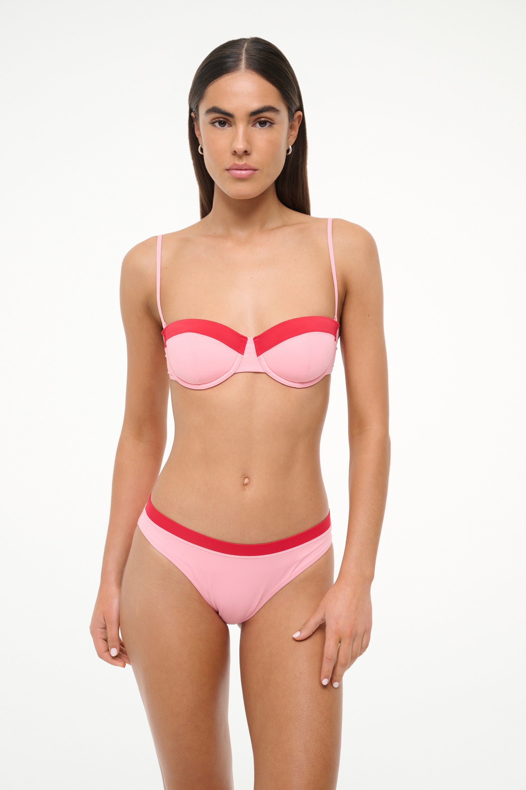 Balconette Bikini Top with Underwire & Removable Straps | Jo Sweetheart Cherry