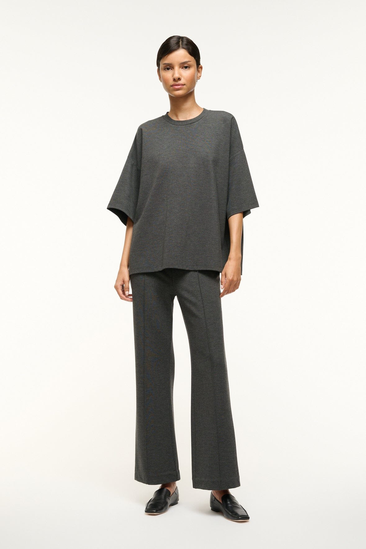 Stretchy Ponte Knit Pants with Princess Seams & Back Zipper | Knack Pant