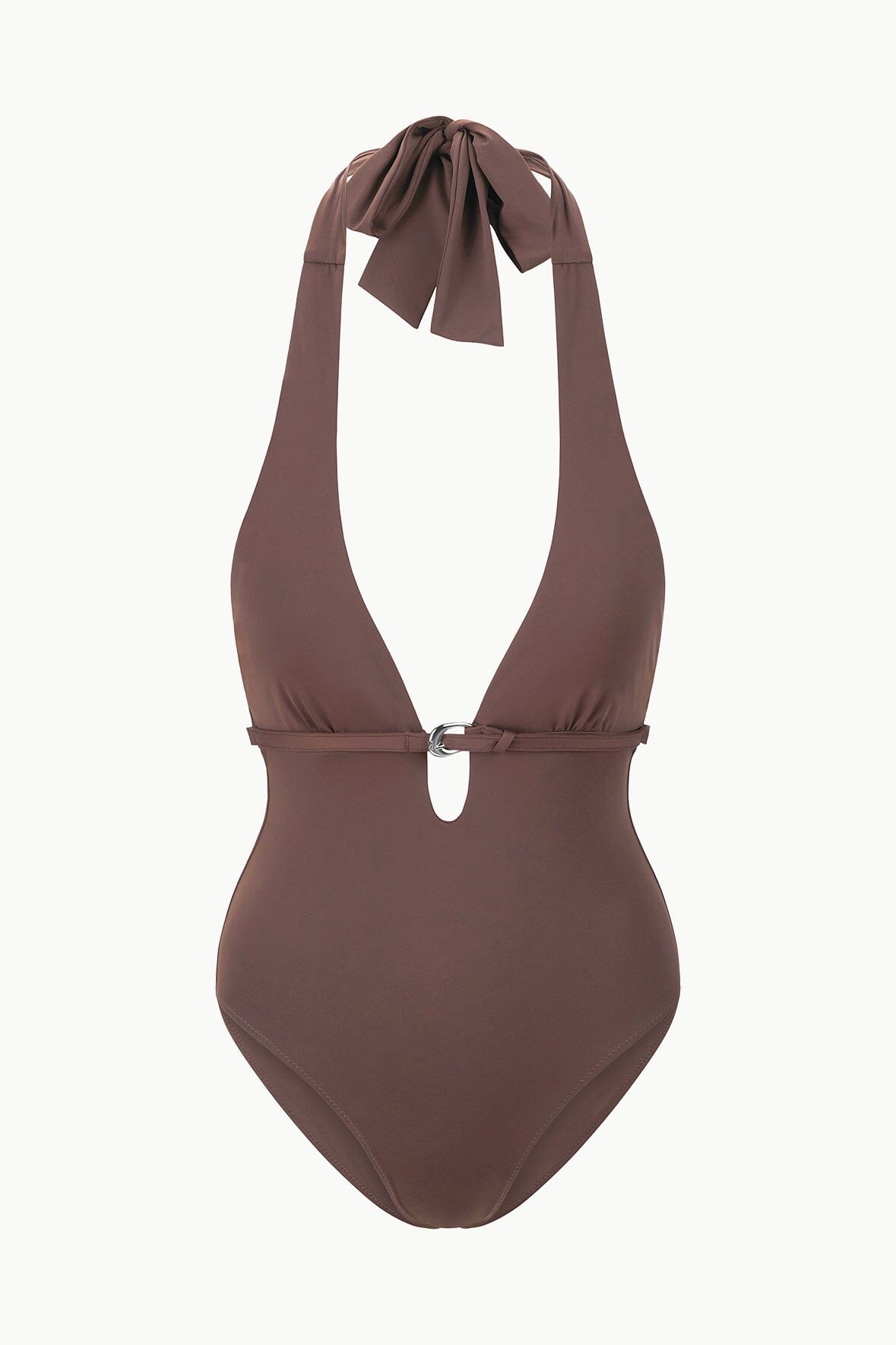 Halter One-Piece Swimsuit with Low Back & Cheeky Coverage | La Jolla