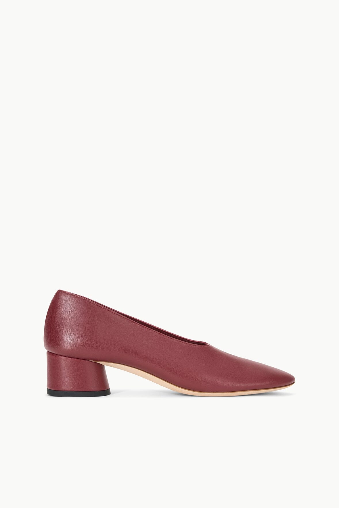 Soft Nappa Leather Alba Pump with Cylinder Heel | Pinot
