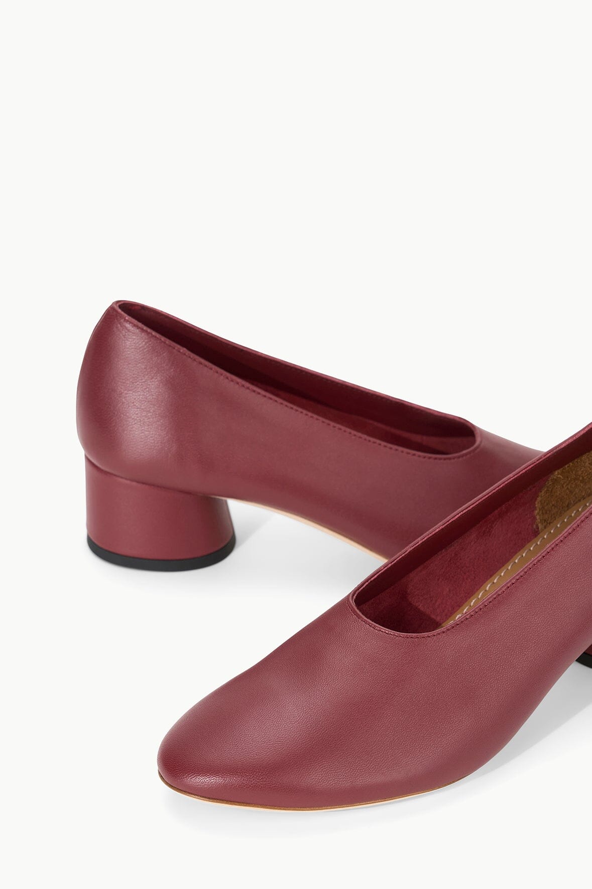Soft Nappa Leather Alba Pump with Cylinder Heel | Pinot