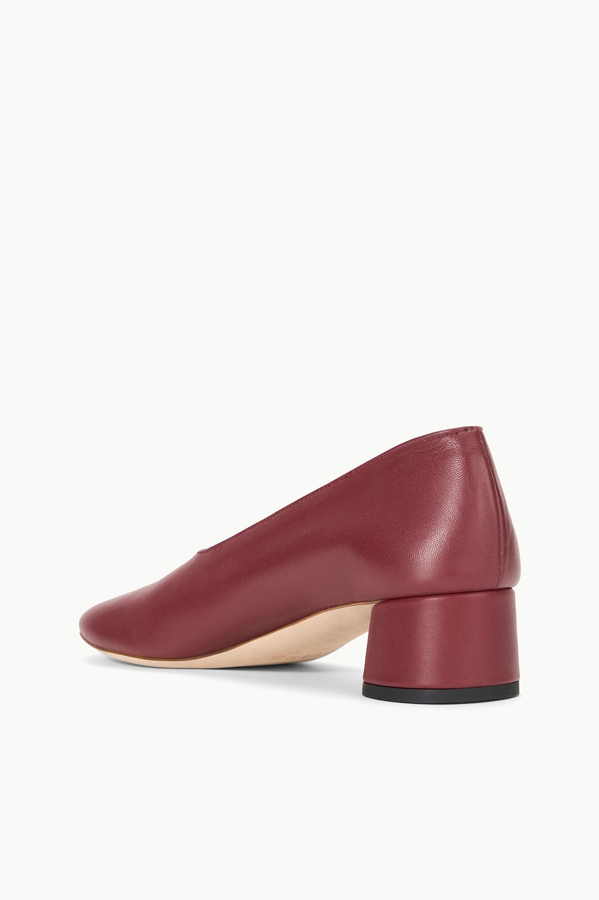 Soft Nappa Leather Alba Pump with Cylinder Heel | Pinot