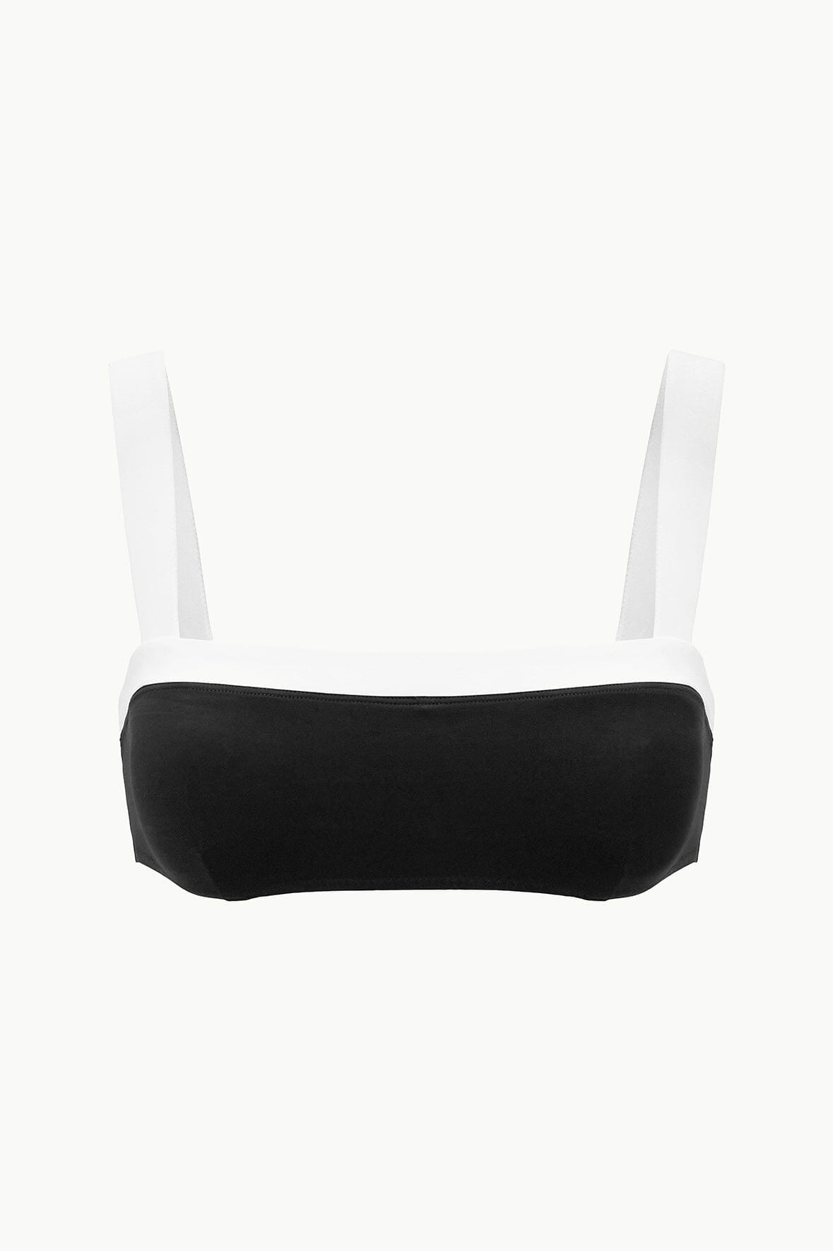 Square Neck Bikini Top for Women | Liv Black & White