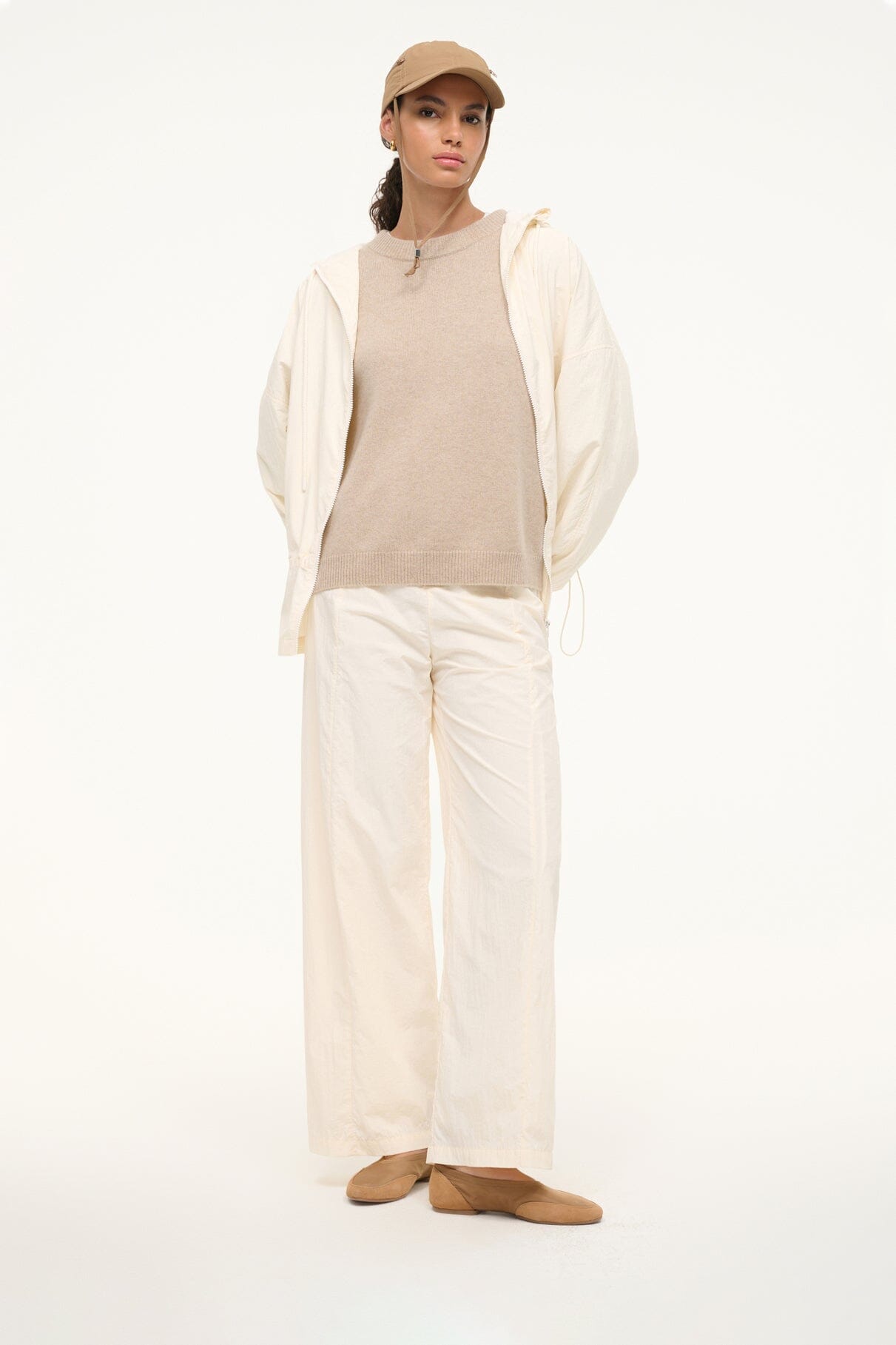 Sport Ballet Flats with Suede Details & Rubber Sole | Alba