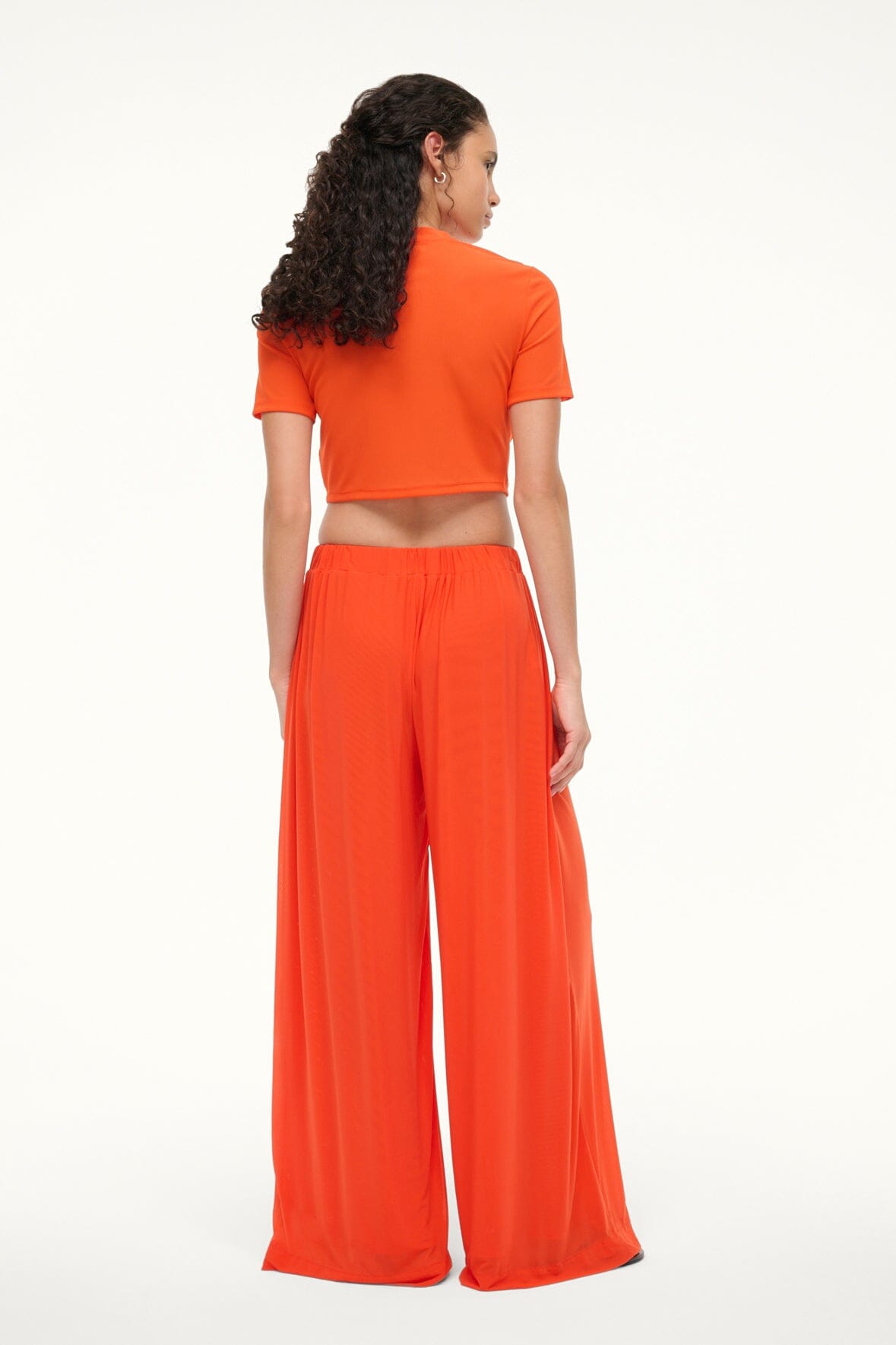 Flowy Swim Coverup Pants with Elastic Waist | Marza