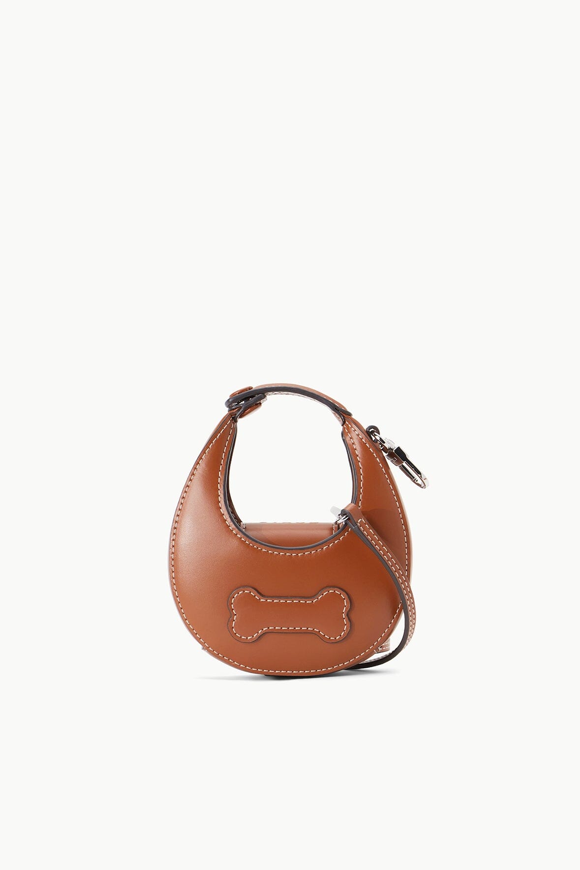 Leather Dog Poop Bag Holder with Magnetic Closure | Micro Moon