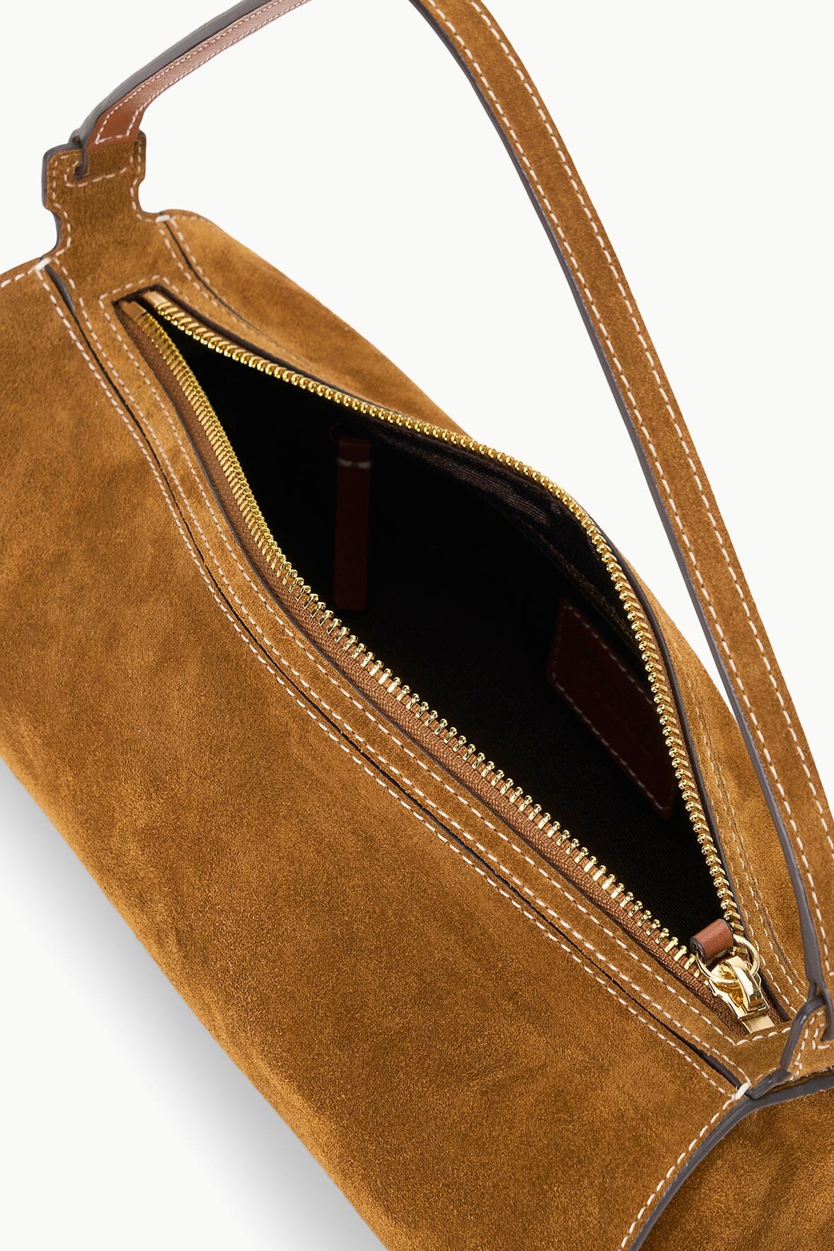 Soft Suede Shoulder Bag with Zip Closure | Mini Taru Bag