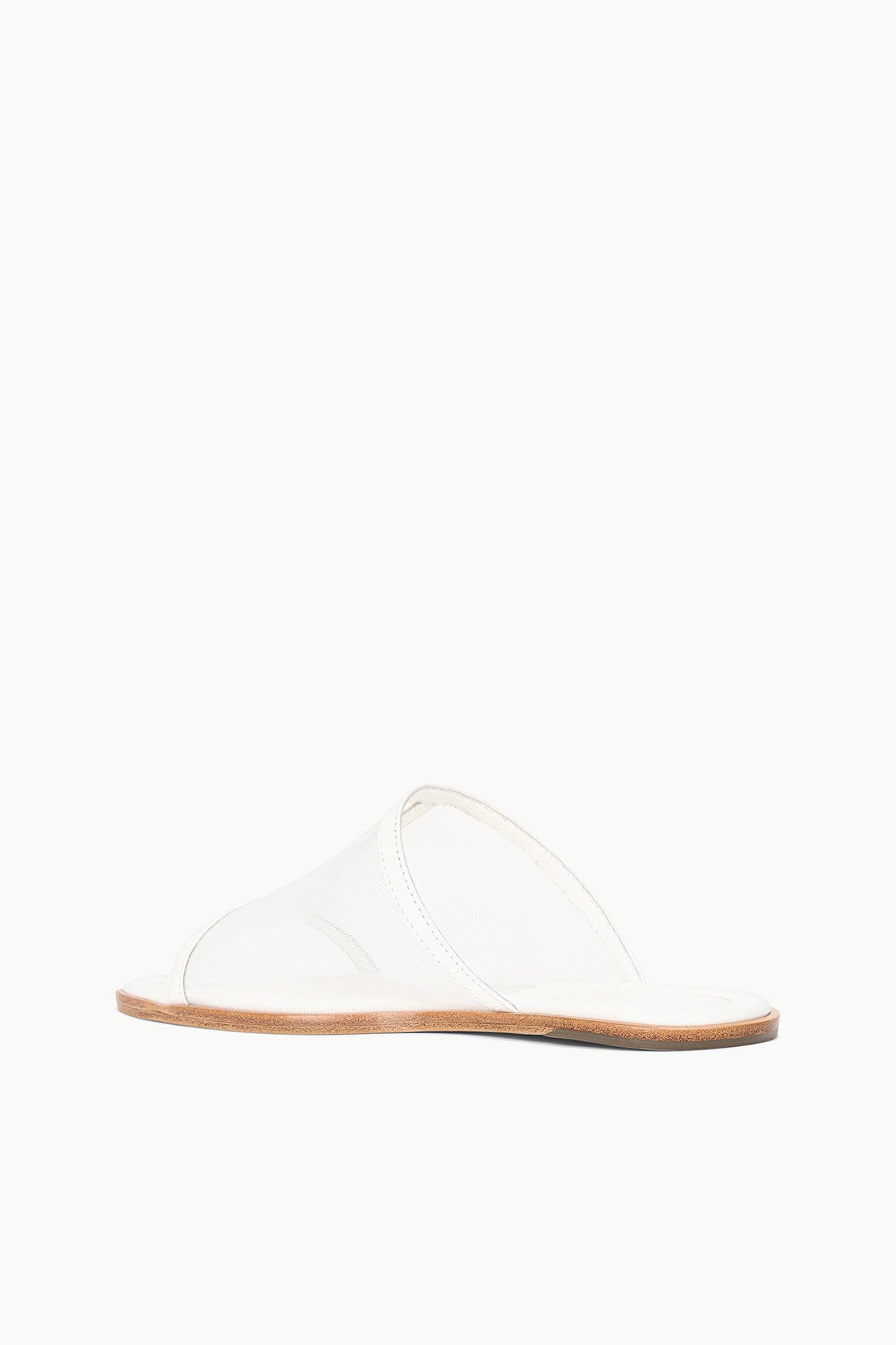 Nappa Leather & Mesh Slip-On Sandals with Square Toe | Alessandra