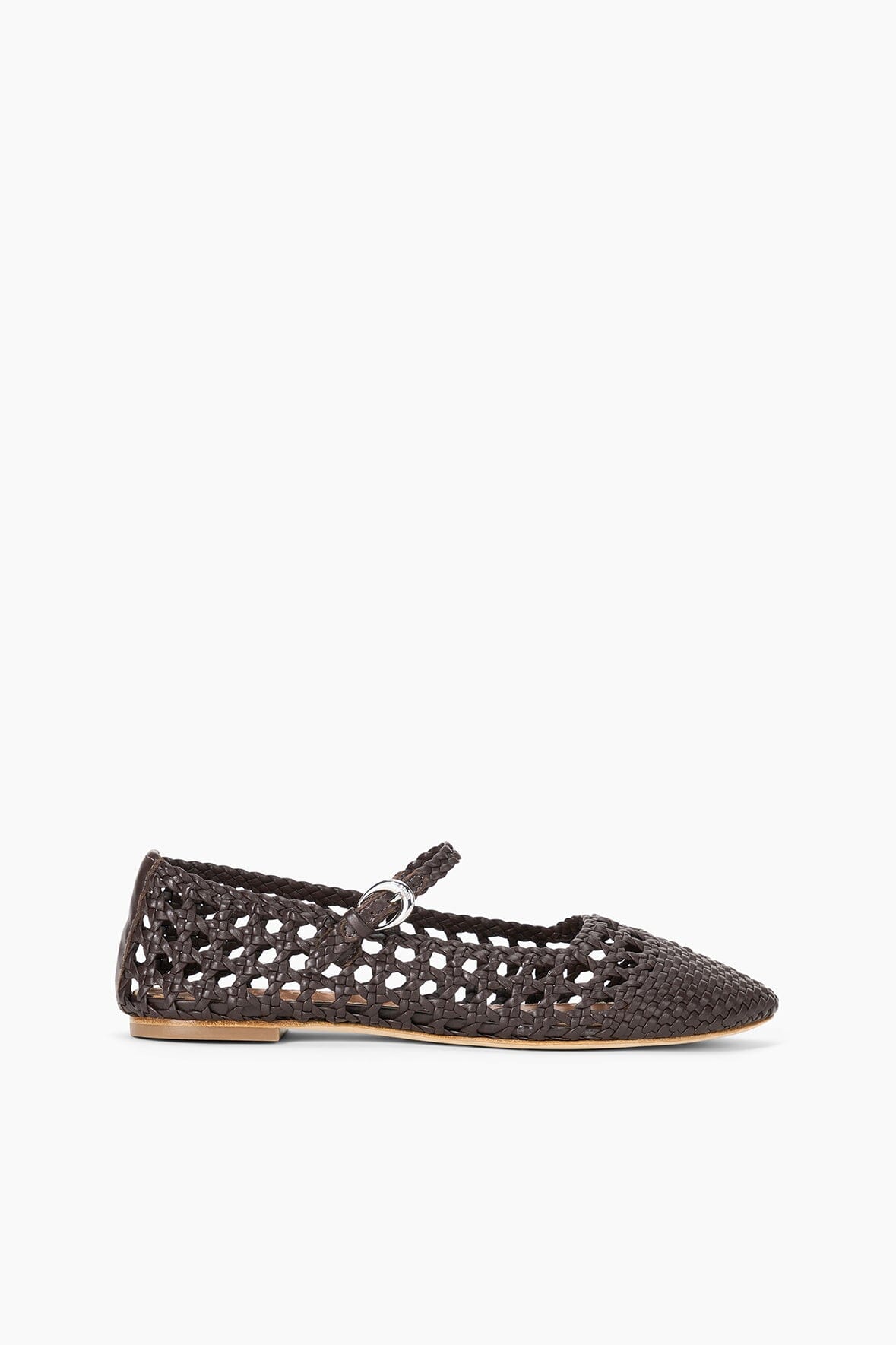 Hand-Woven Mary Jane Flats with Cushioned Footbed | Nell