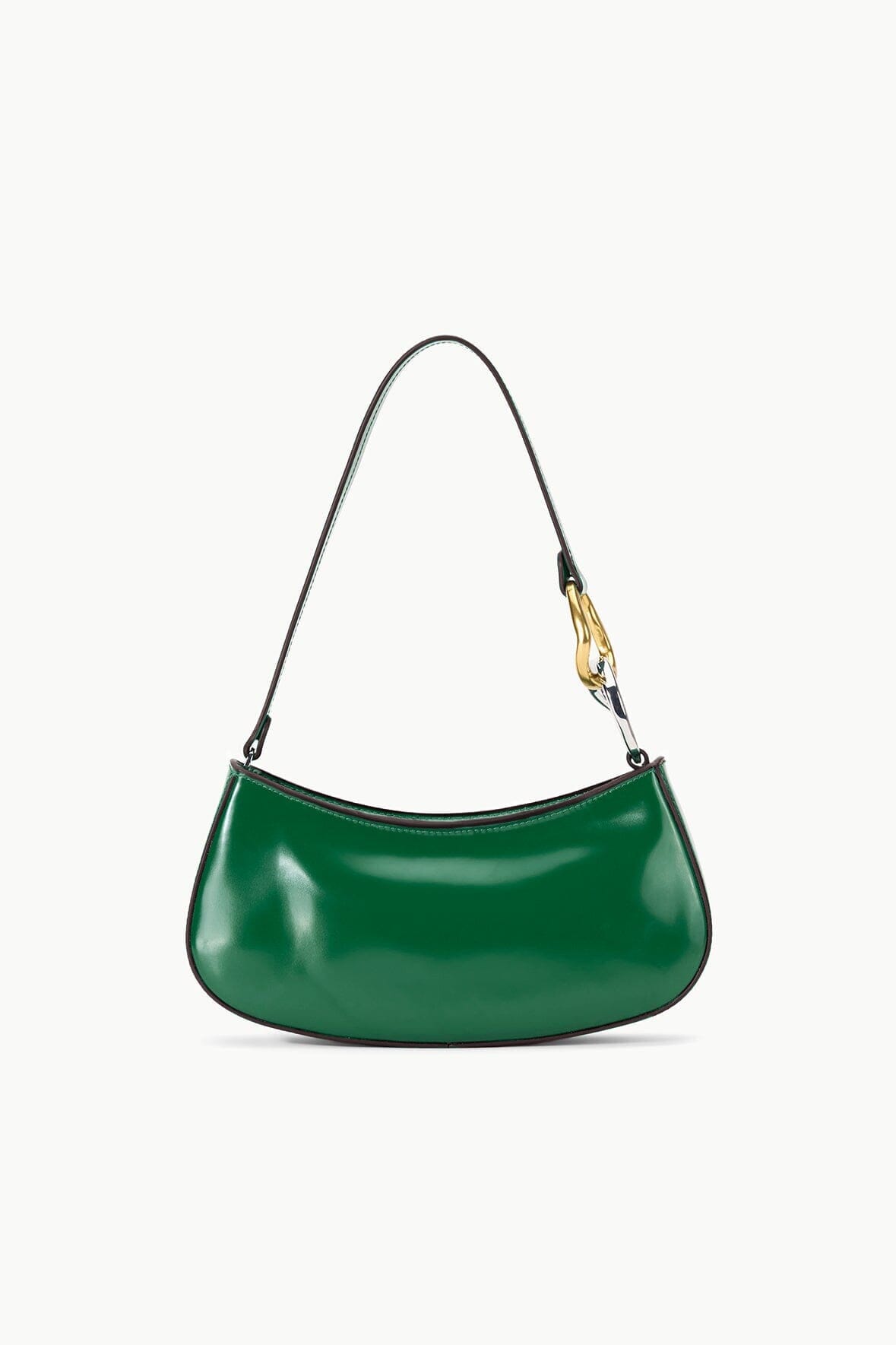 Polished Leather Mini Shoulder Bag with Zip Closure | Ollie Bag Jungle