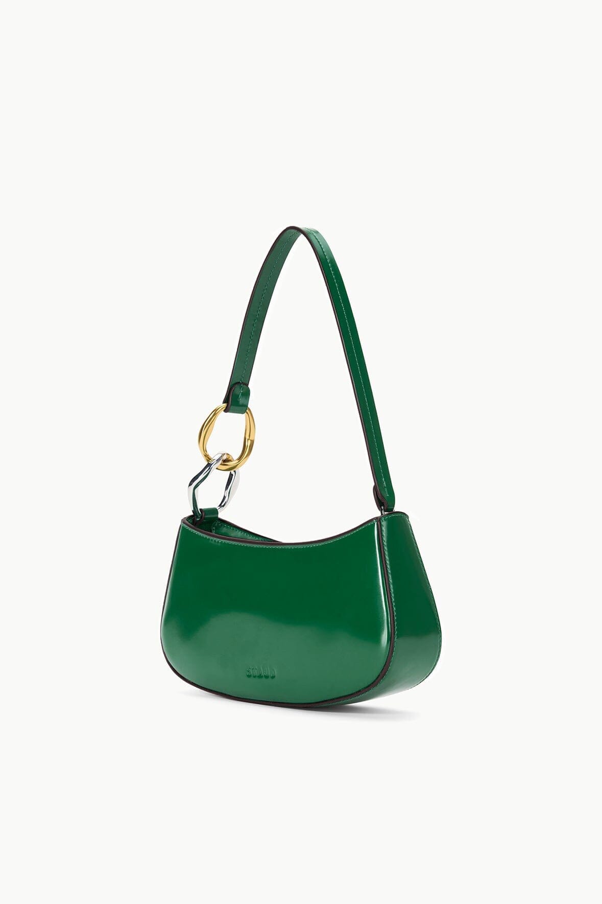 Polished Leather Mini Shoulder Bag with Zip Closure | Ollie Bag Jungle