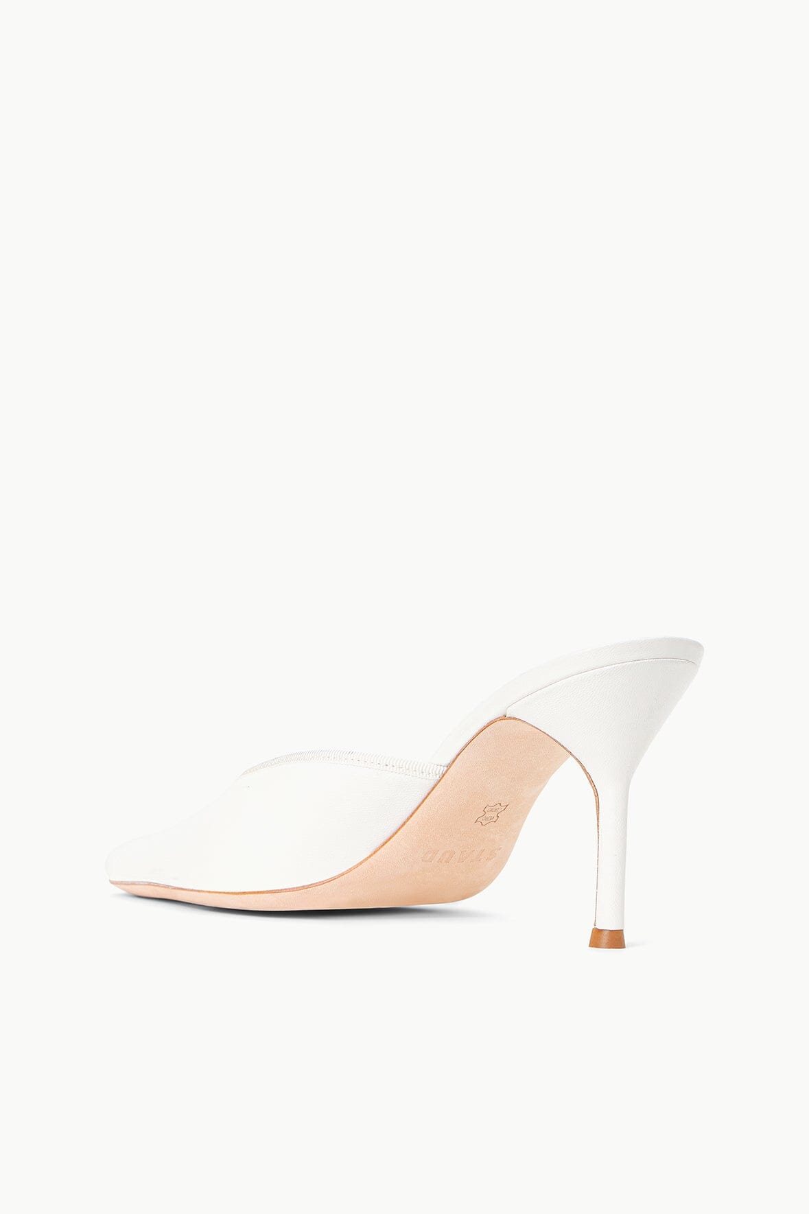 Leather Heeled Mule with Grosgrain Binding | Otto