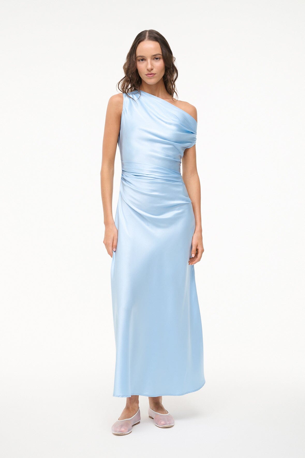 Off-the-Shoulder Silk Dress for Special Occasions | Phare