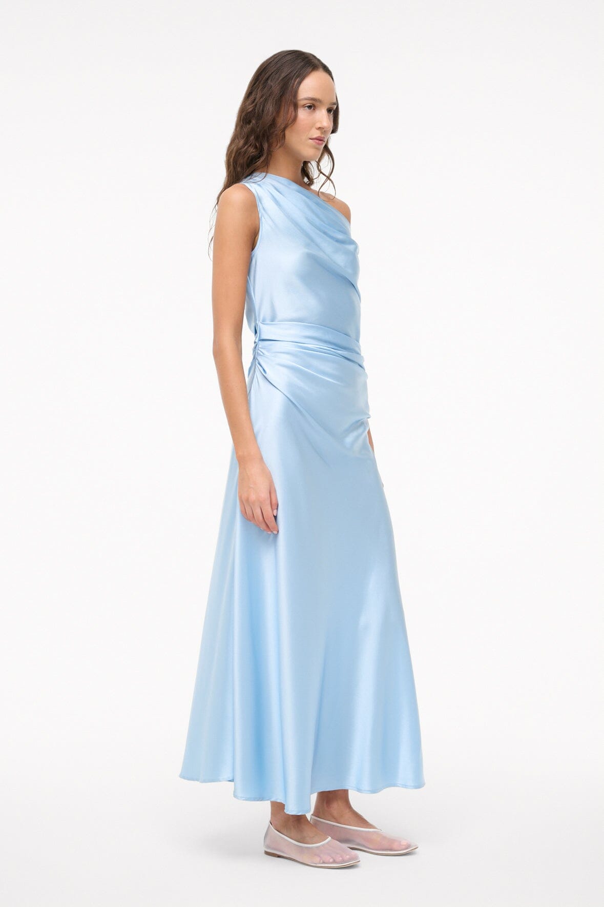 Off-the-Shoulder Silk Dress for Special Occasions | Phare