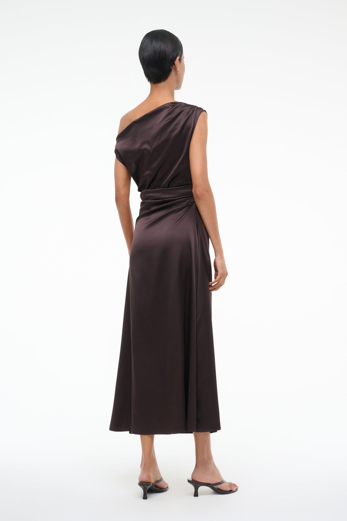 Off-the-Shoulder Silk Dress for Special Occasions | Phare