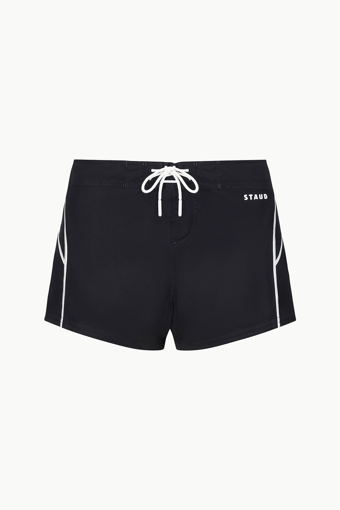 Classic Board Shorts with Front Tie & Contrast Trim | Pier