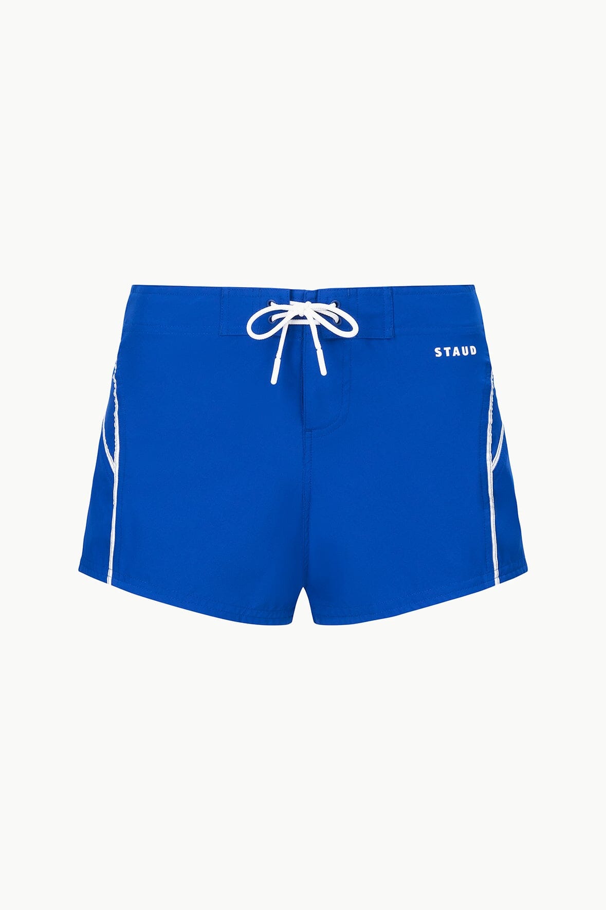 Men's Swim Board Shorts with Front Tie | Pier Deep Sea White
